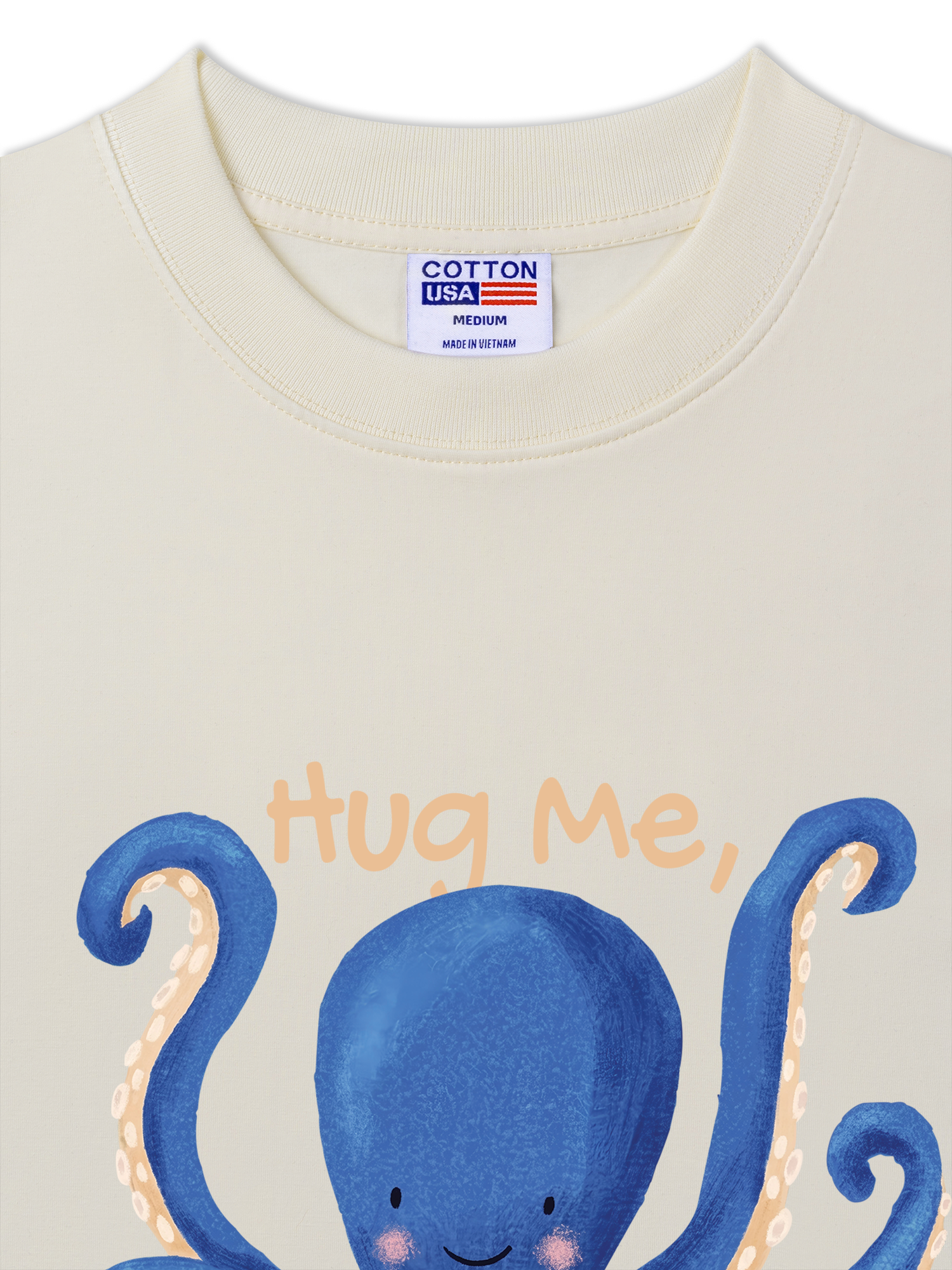 Áo Thun Relaxed Fit Tshirt Tropical Octopus