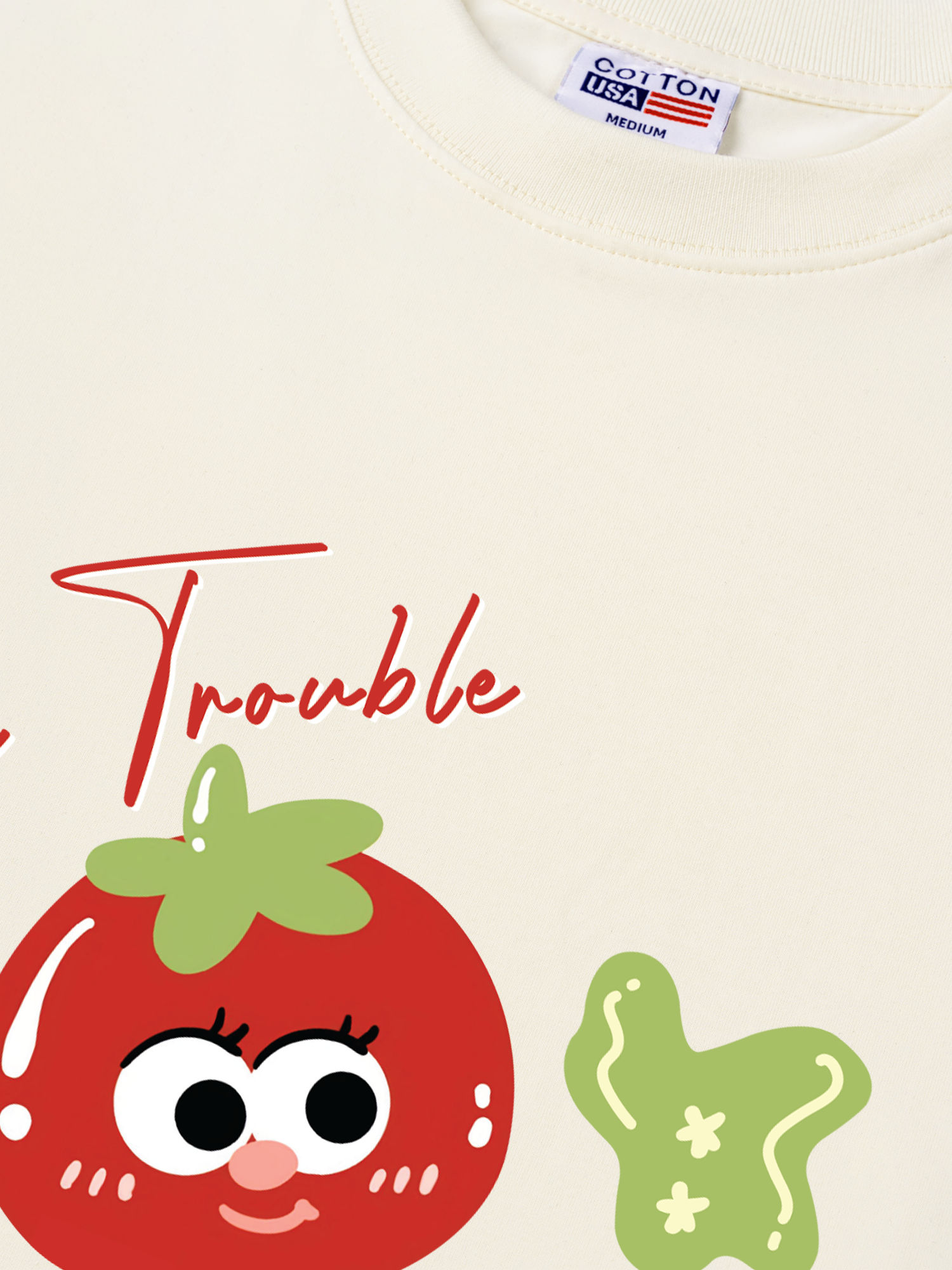Áo Thun Relaxed Fit Yummy Mood Triple Trouble