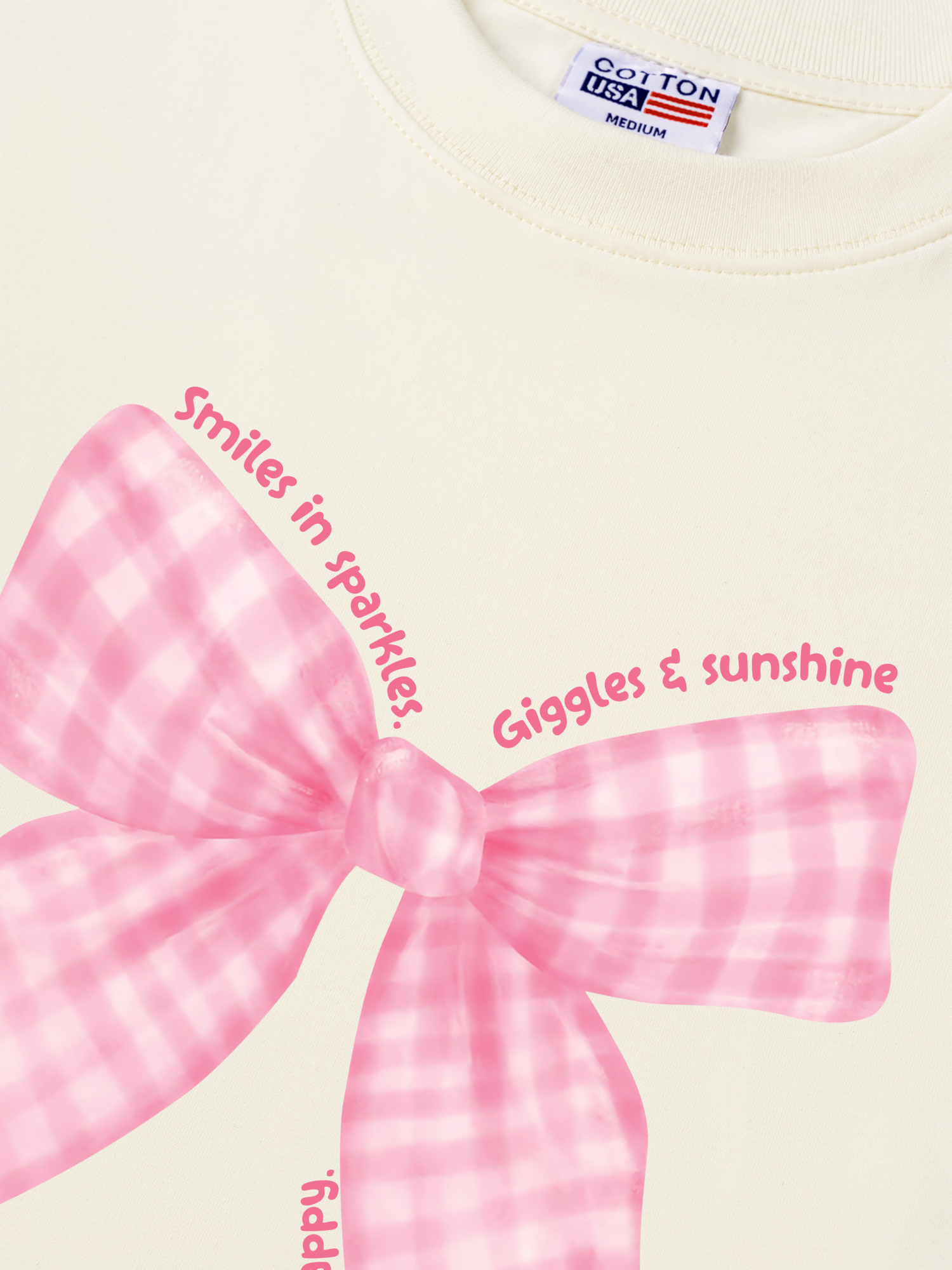 Áo Thun Relaxed Fit Pink Ribbon