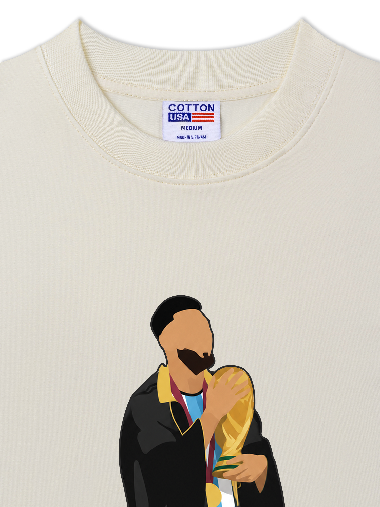 Áo Thun Relaxed Fit  The Goat The Legend
