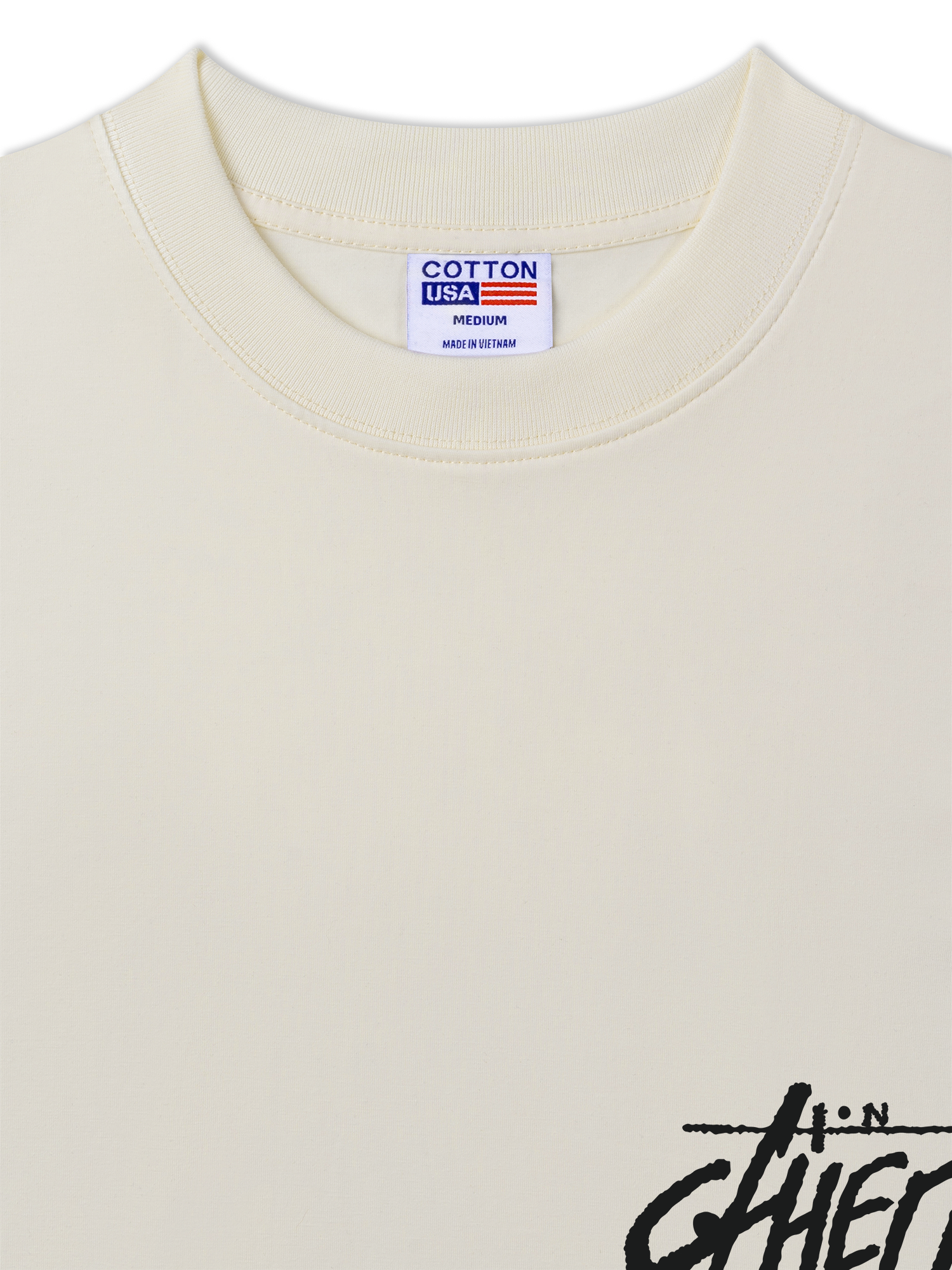 Áo Thun Relaxed Fit Cherry Black