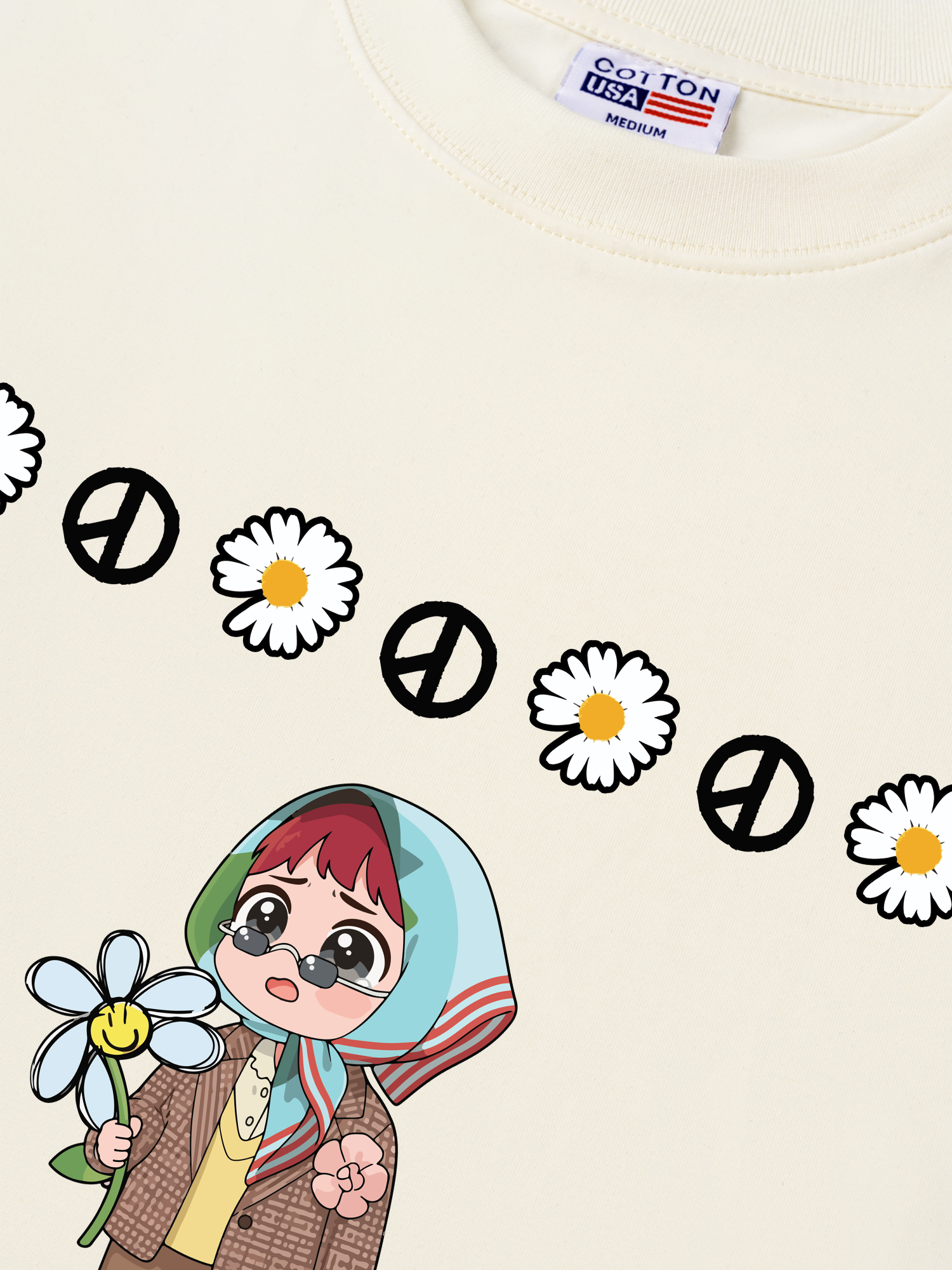 Áo Thun Relaxed Fit Idol G-Dragon My Husband Chibi Art