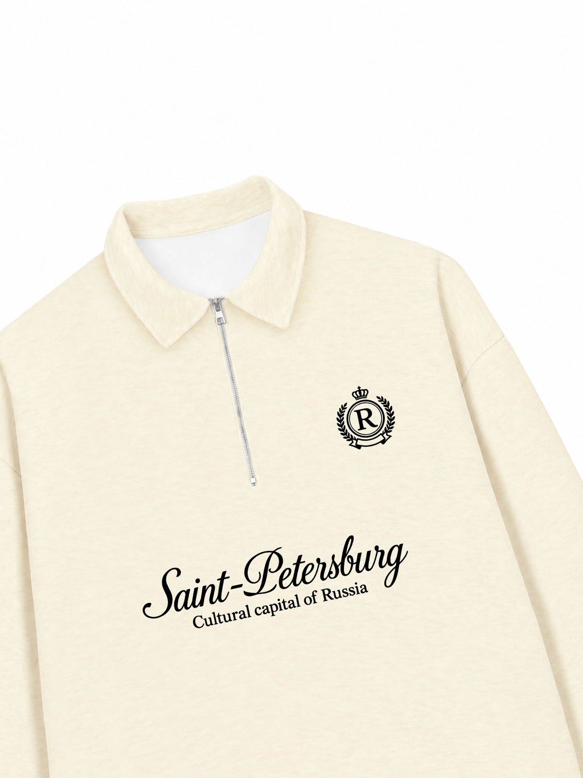 Áo Sweater Polo Nỉ Hai Da  Saint Petersburg