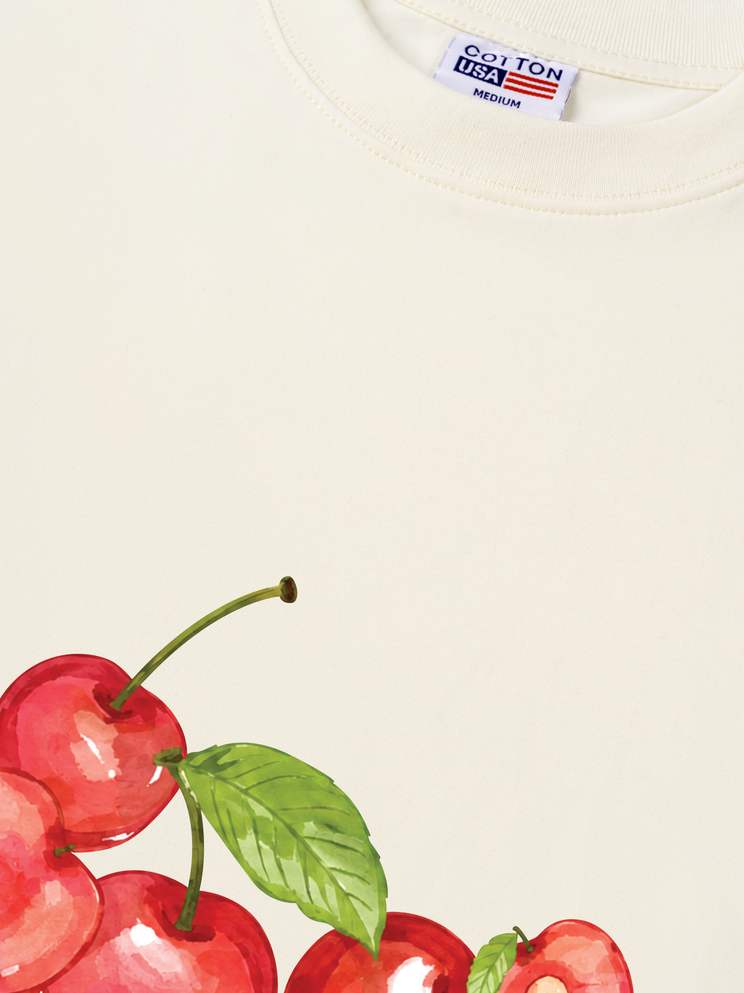 Áo Thun Relaxed Fit Tropical Cherry Sweet Fruit