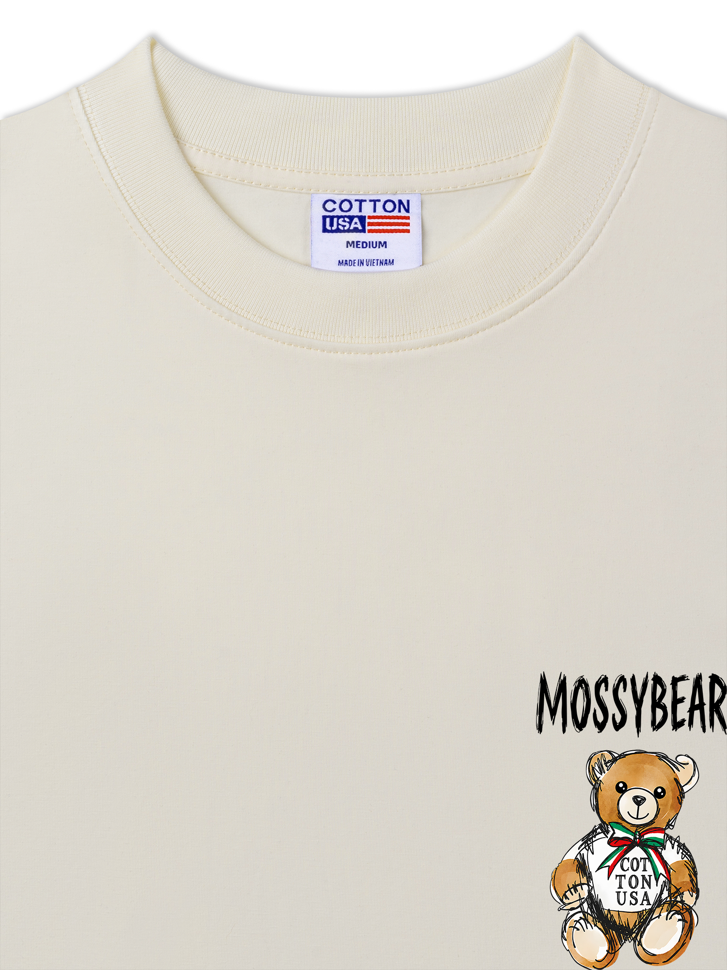 Áo Thun Relaxed Fit Mossy Bear Classic Bear