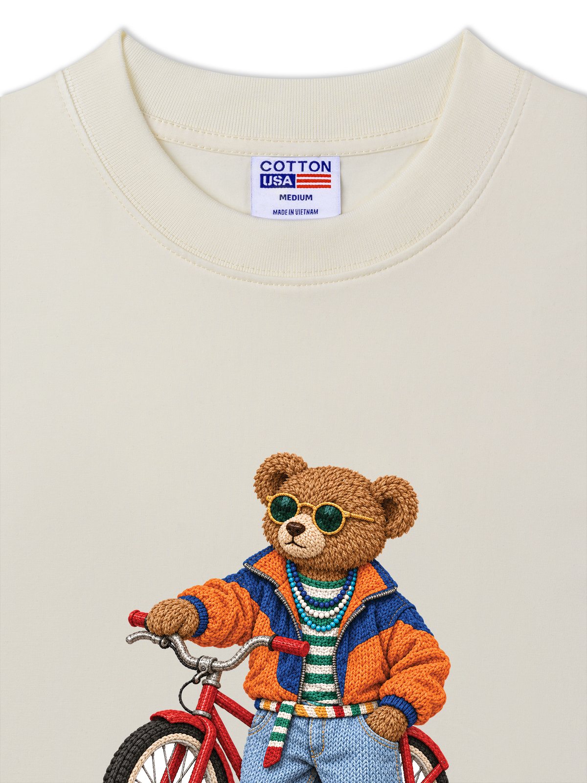 Áo Thun Relaxed Fit Bear Cycling