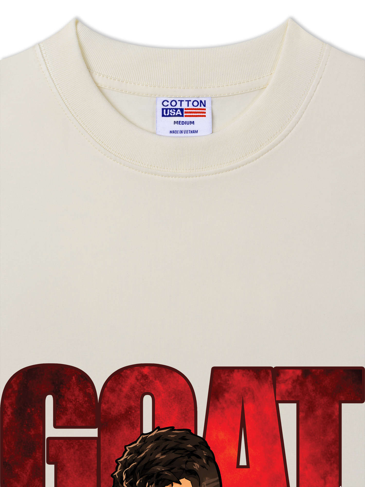 Áo Thun Relaxed Fit  Goat  SIUUUUU