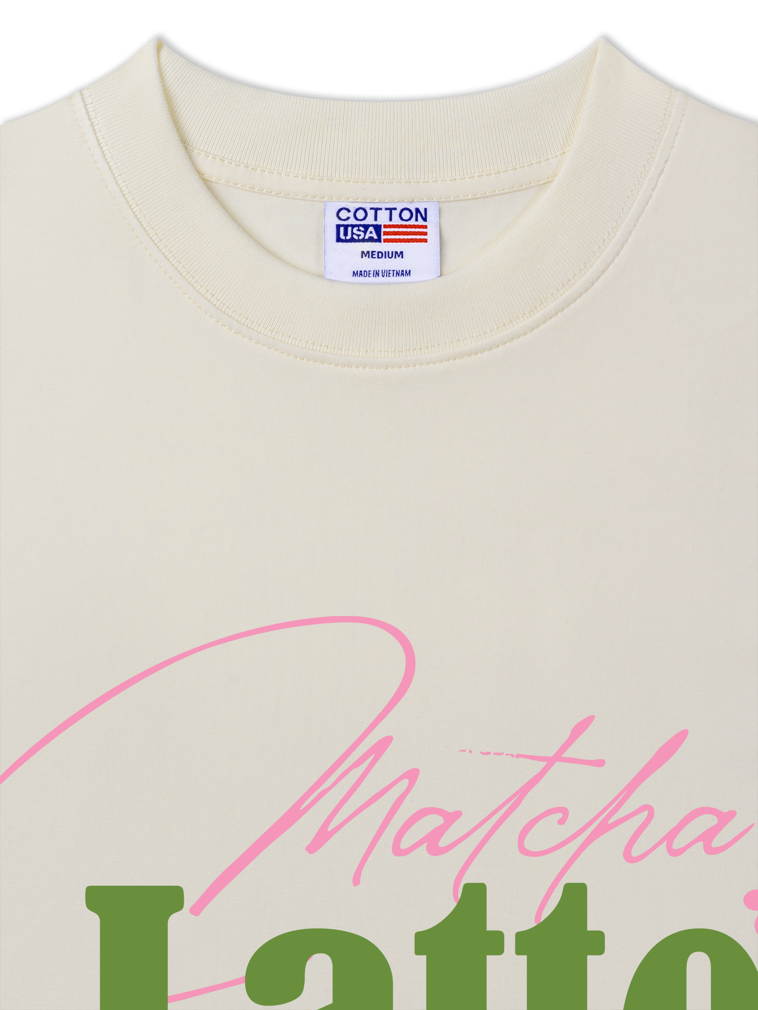 Áo Thun Relaxed Fit Daily Cup Matcha Latte