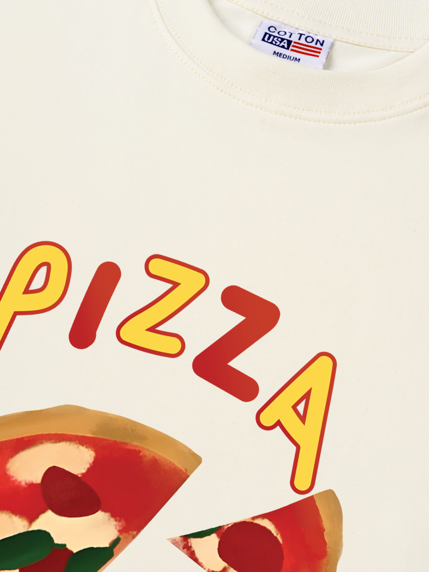 Áo Thun Relaxed Fit Yummy Mood Pizzapizza