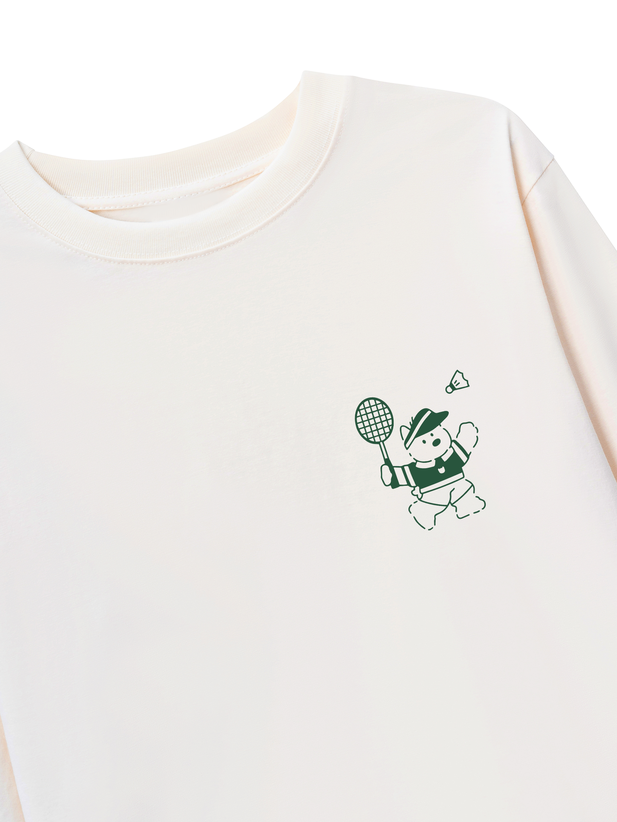 Áo Thun Dài Tay Badminton Club Green