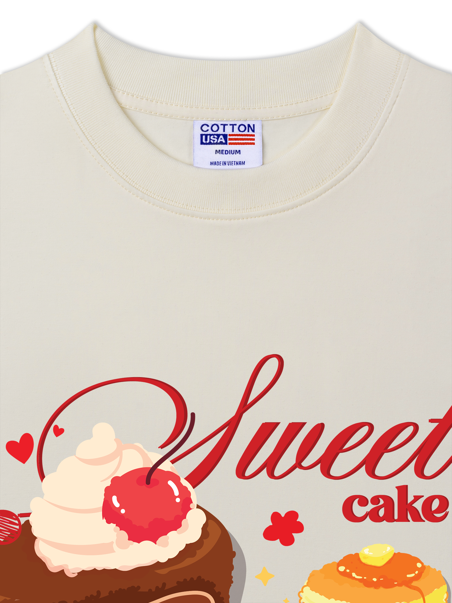 Áo Thun Relaxed Fit Sweet Cake