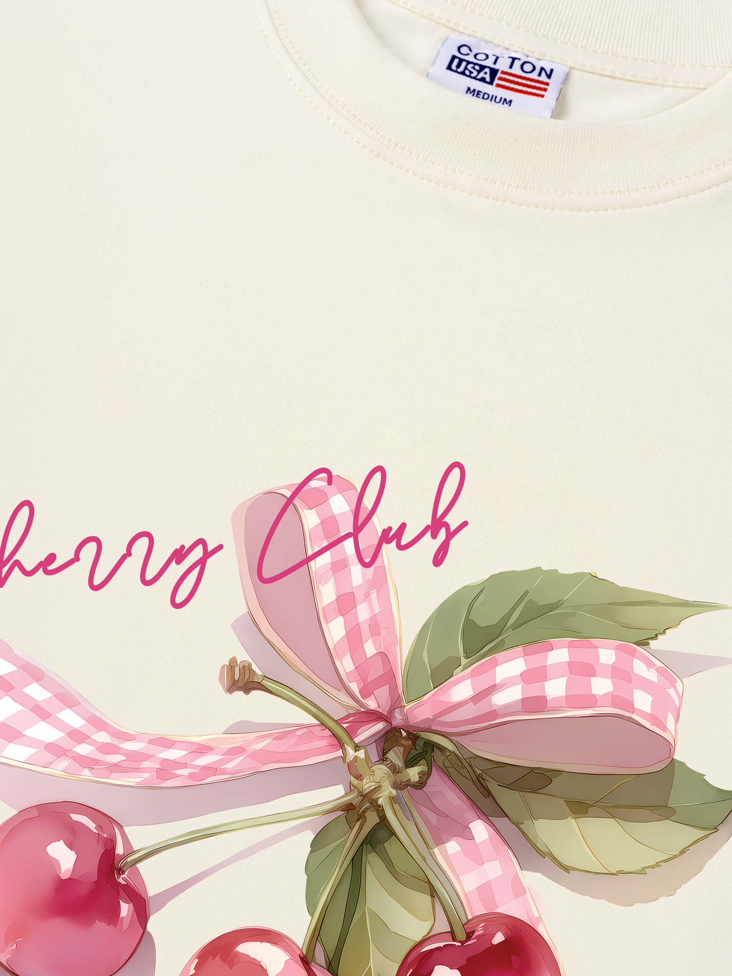 Áo Thun Relaxed Fit Cherru Club Pink Plaid