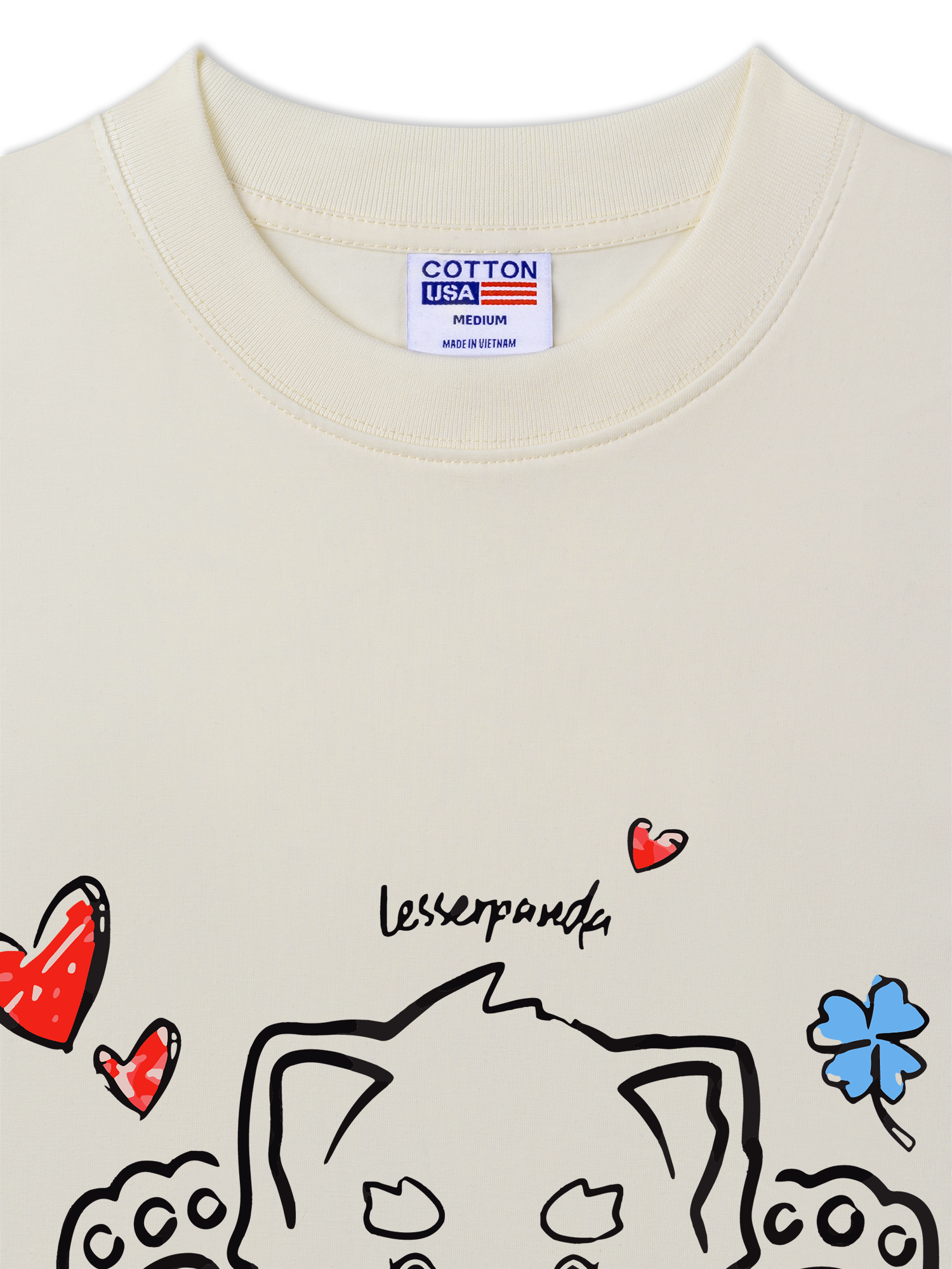 Áo Thun Relaxed Fit Soft Paw Draw