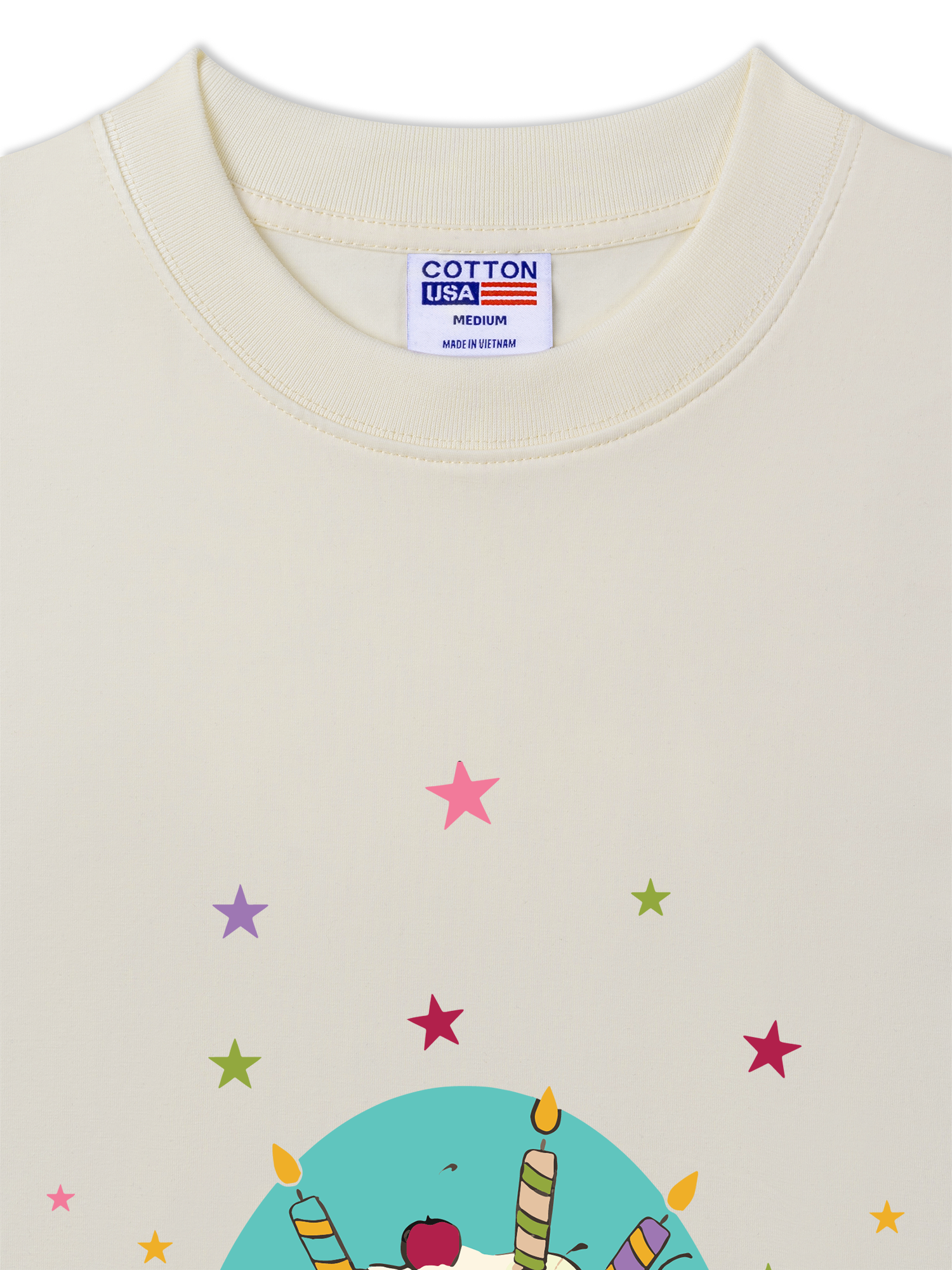 Áo Thun Relaxed Fit Soft Paw Star Bunny