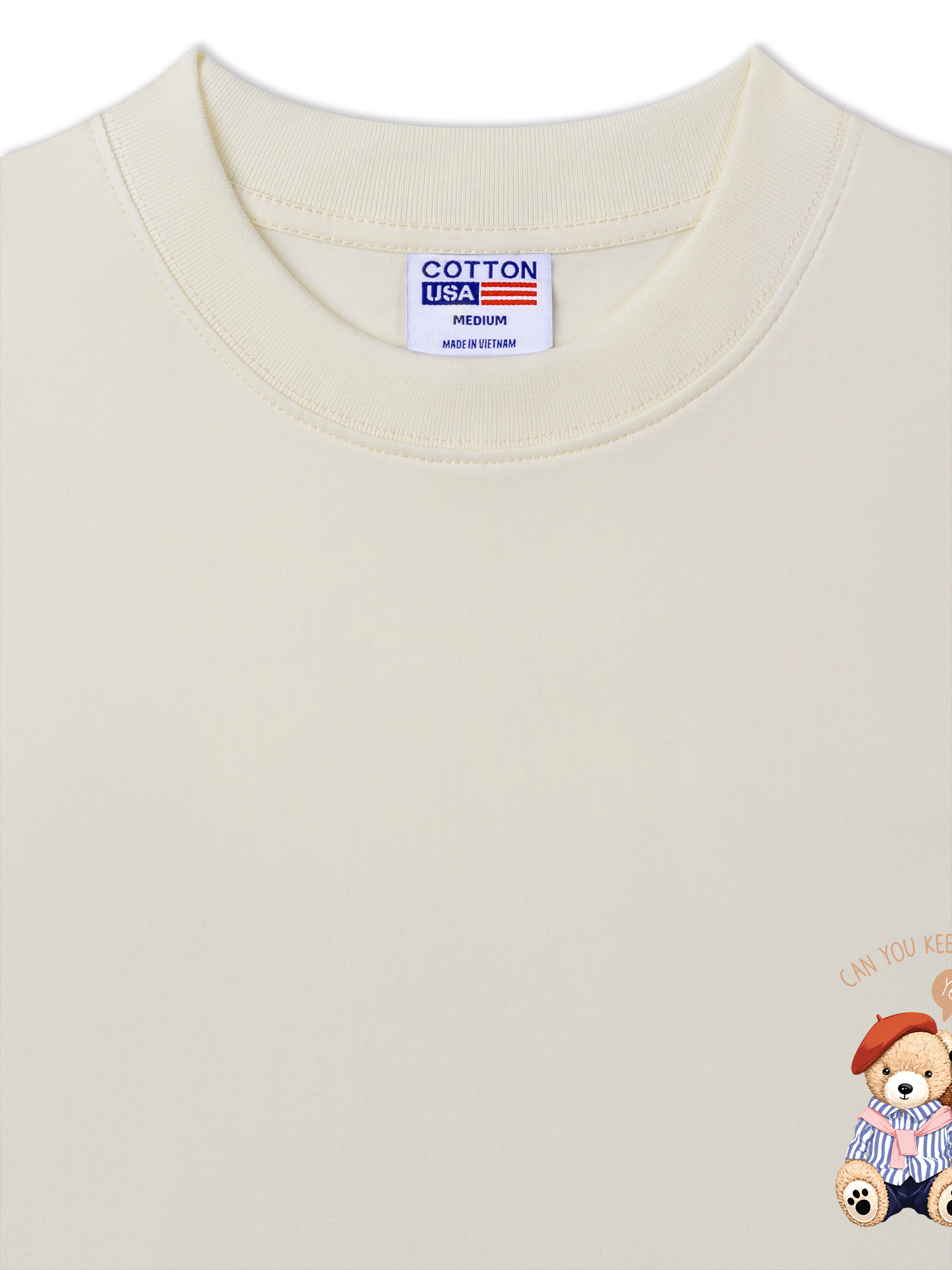 Áo Thun Relaxed Fit Bear Town Cutie Couple Bear