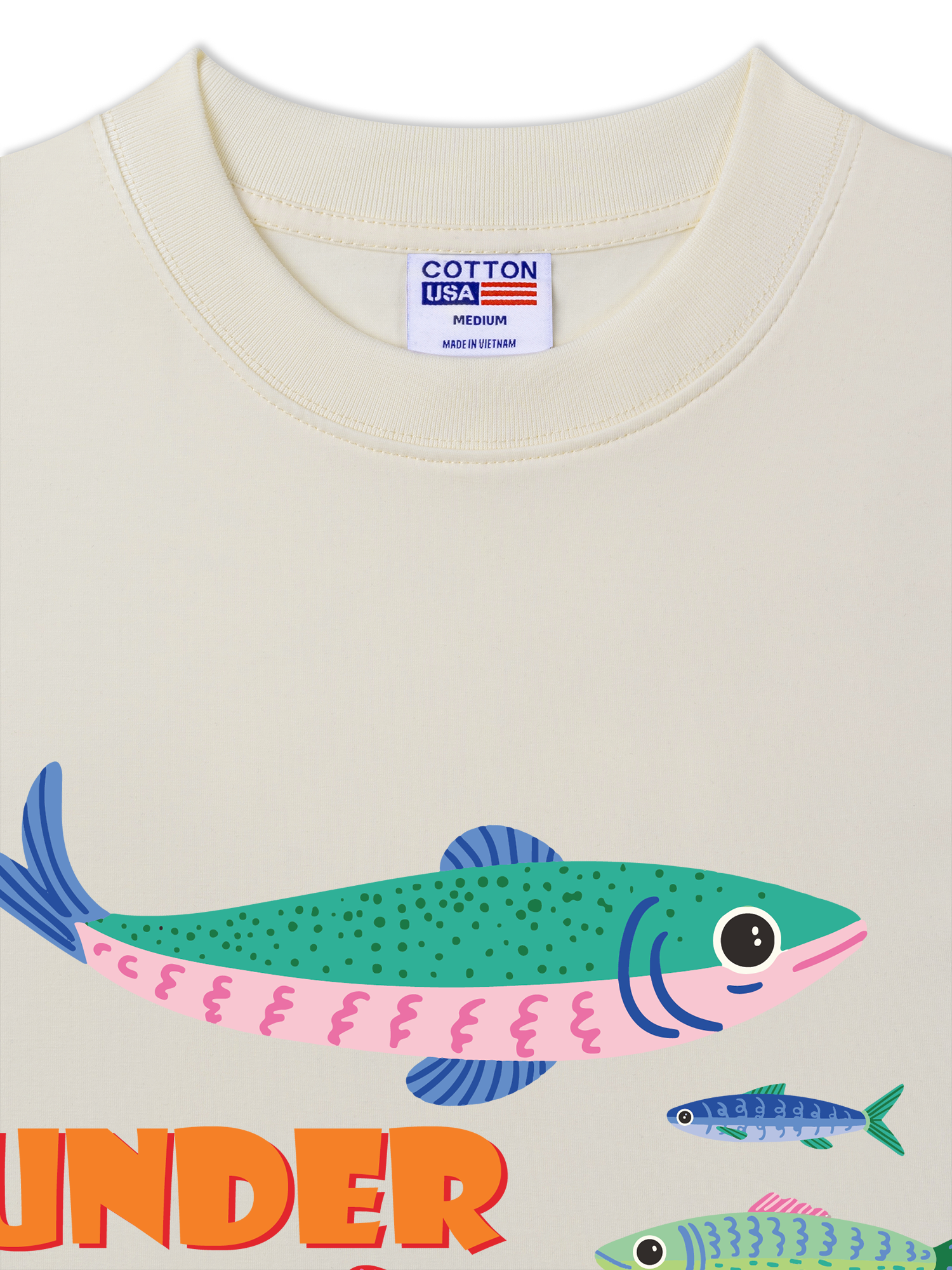 Áo Thun Relaxed Fit Tshirt Tropical Sardine