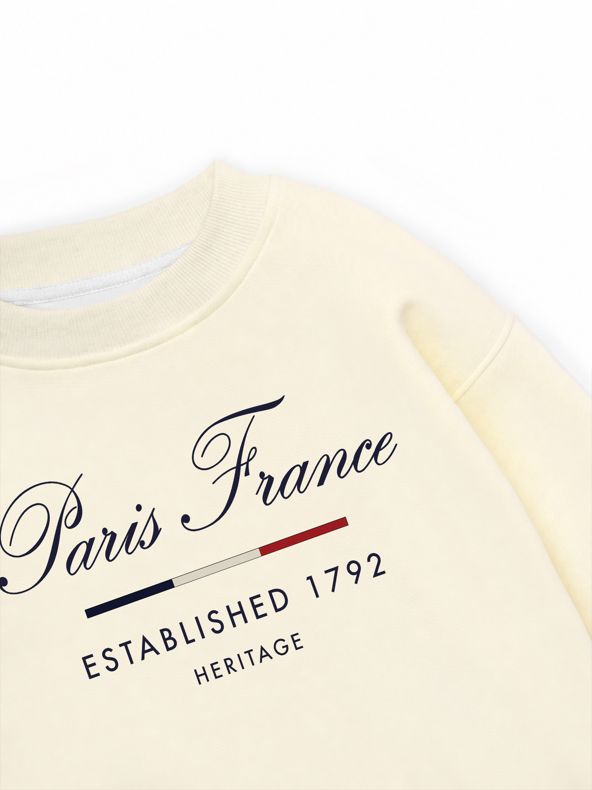 Áo Sweater Nỉ Hai Da Paris France