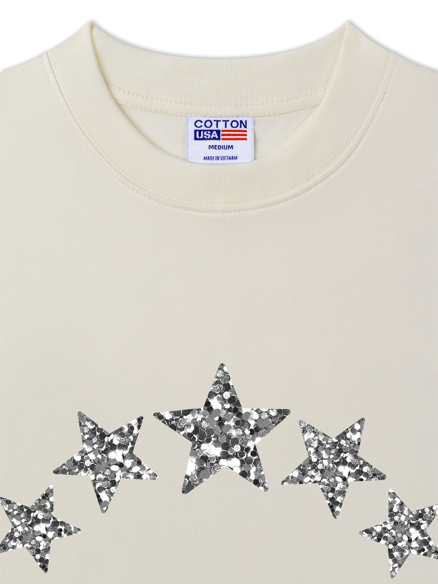 Áo Thun Relaxed Fit Bling Five Star