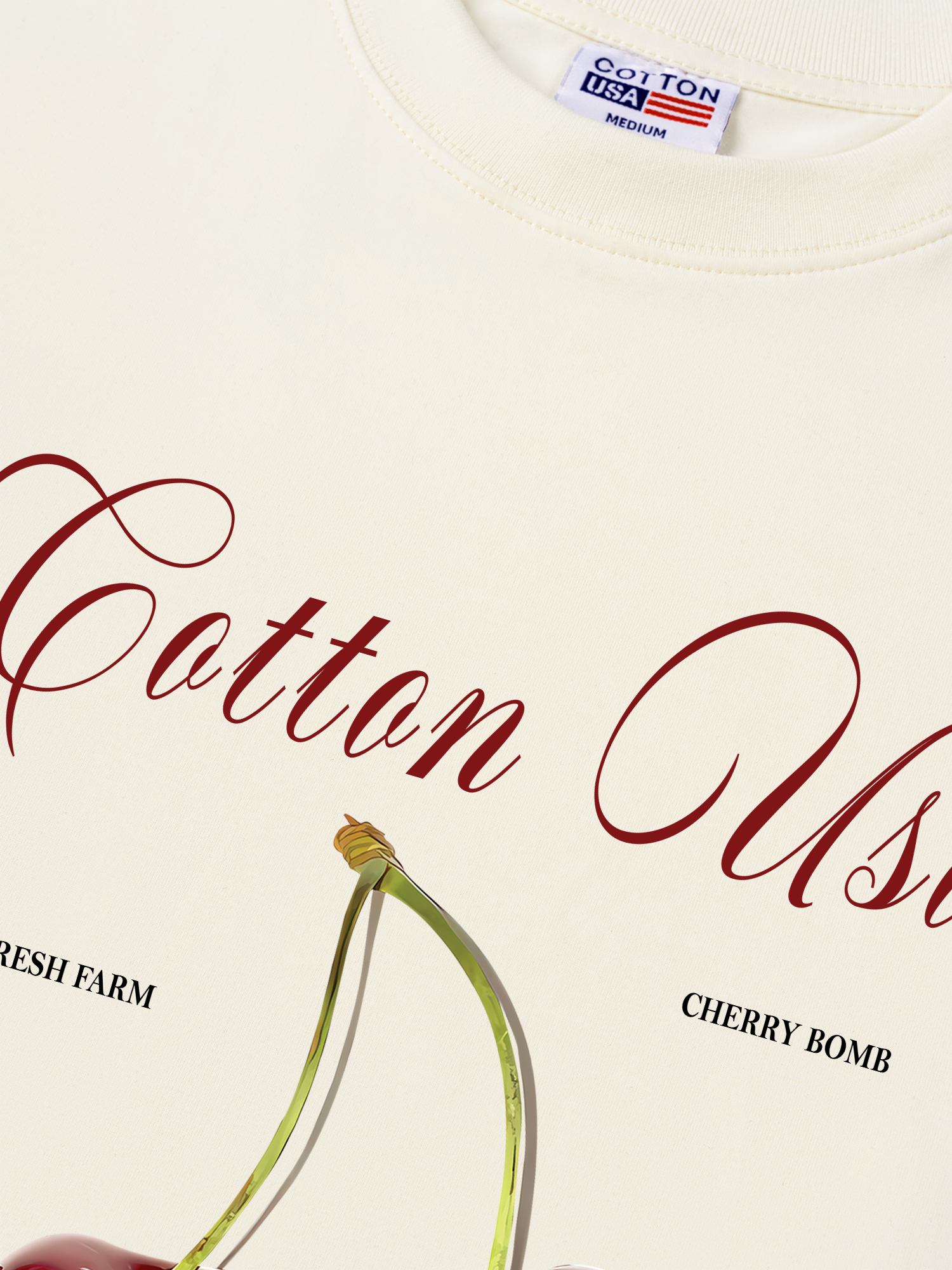 Áo Thun Relaxed Fit Cherry Classic Cherru Club Pink Plaid