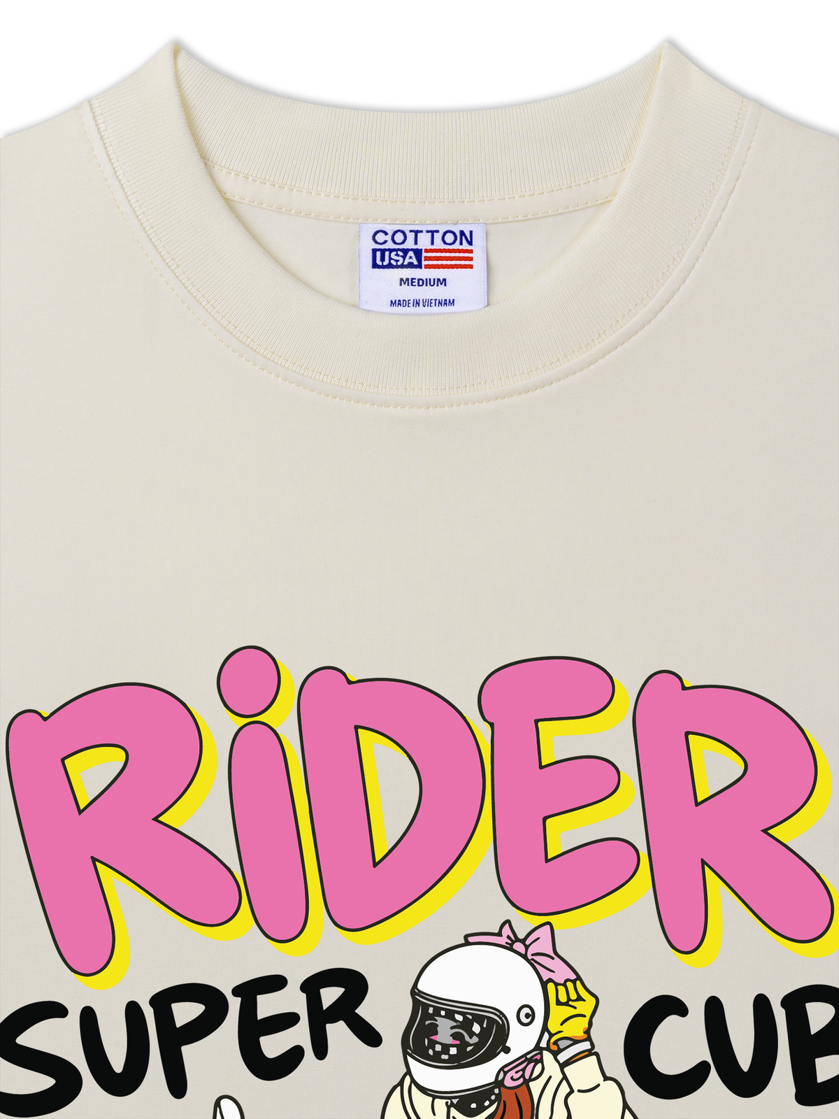 Áo Thun Relaxed Fit  RIDER Super Club