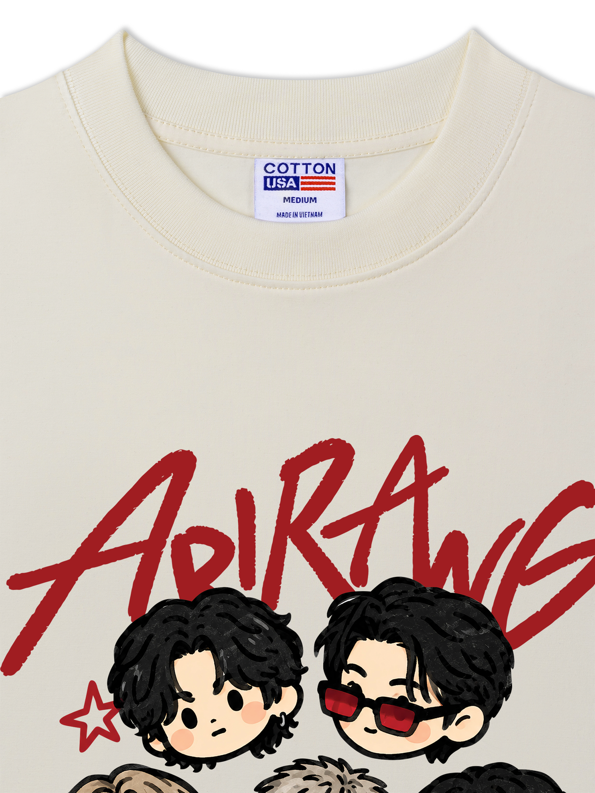 Áo Thun Relaxed Fit BTS Chibi cute