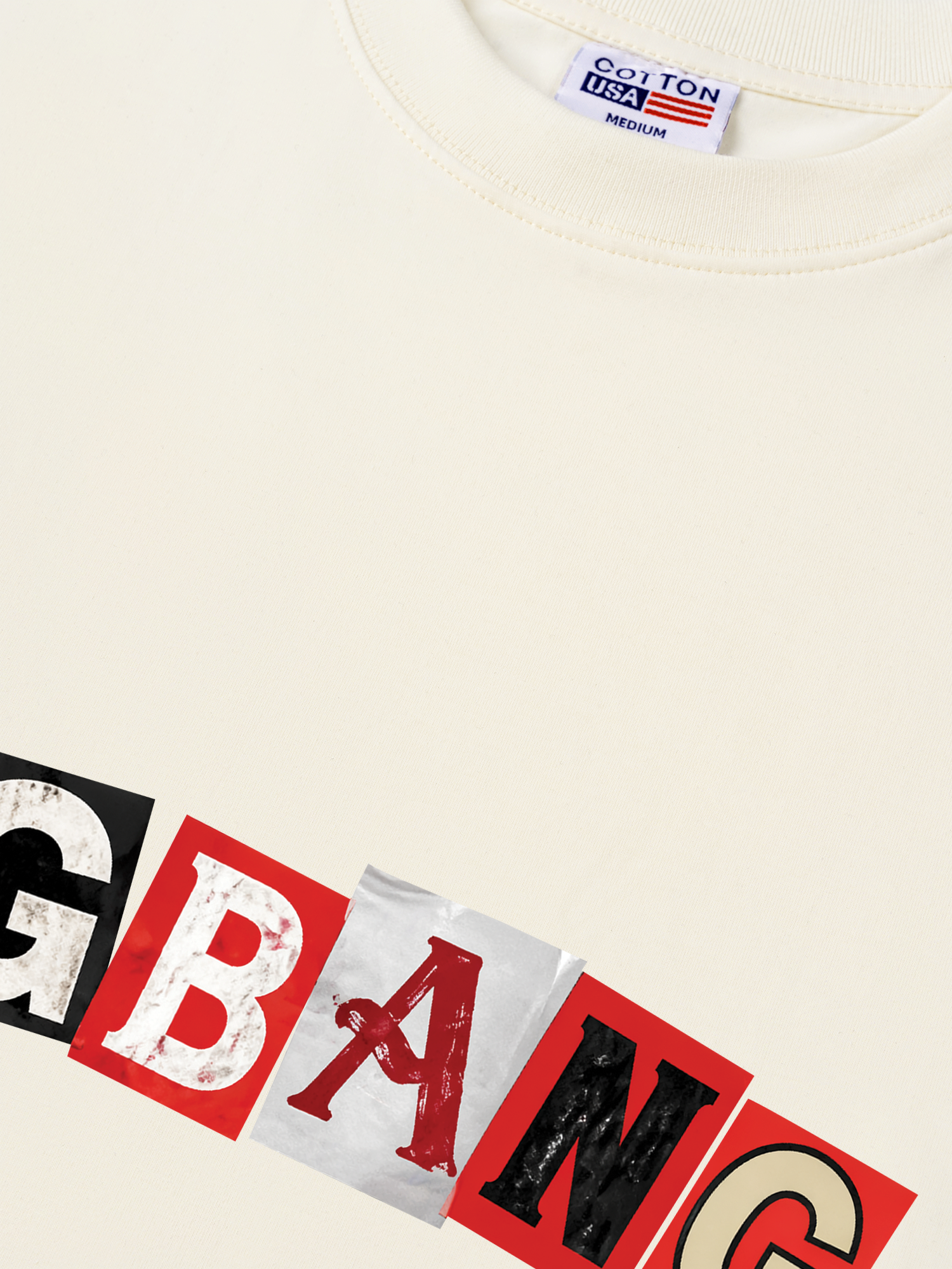 Áo Thun Relaxed Fit Idol Big Bang Futuristic Chrome Graphic Tee