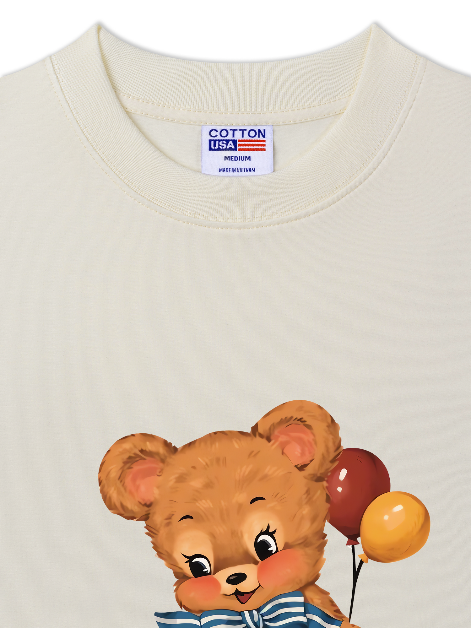 Áo Thun Relaxed Fit Soft Paw CUte Teddy