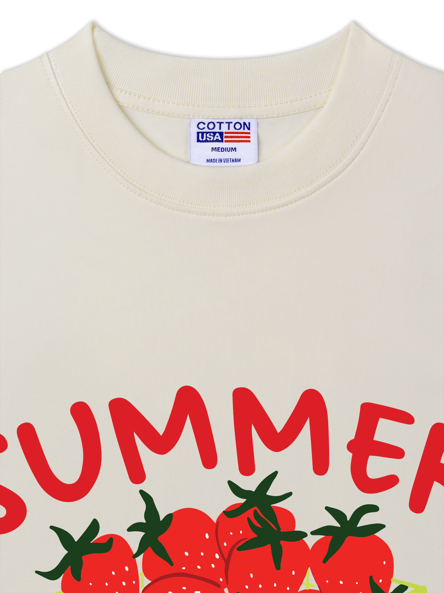 Áo Thun Relaxed Fit Tropical Strawberry