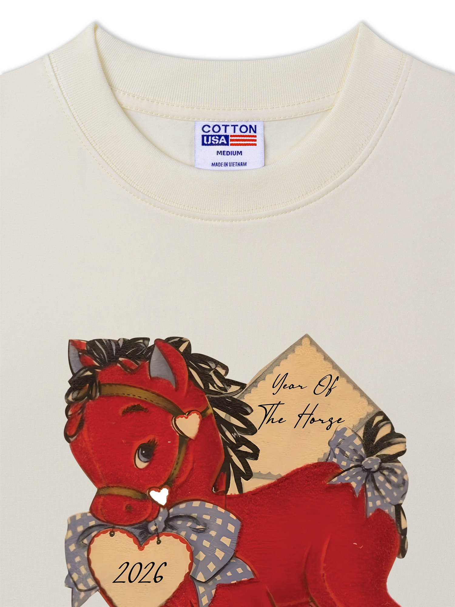 Áo Thun Relaxed Fit Red Horse 2026