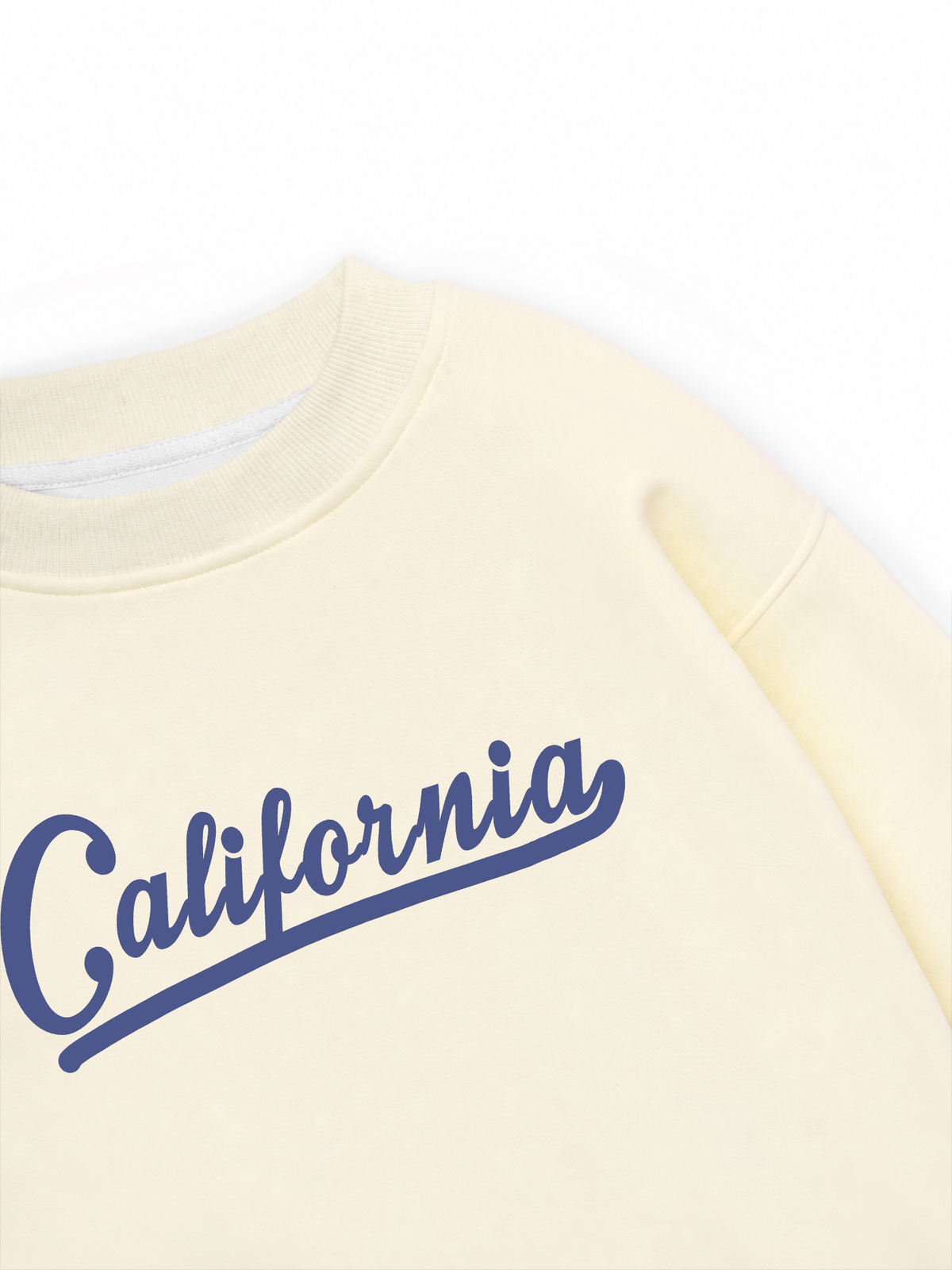 Áo Sweater Nỉ Hai Da USA Califorinia Blue