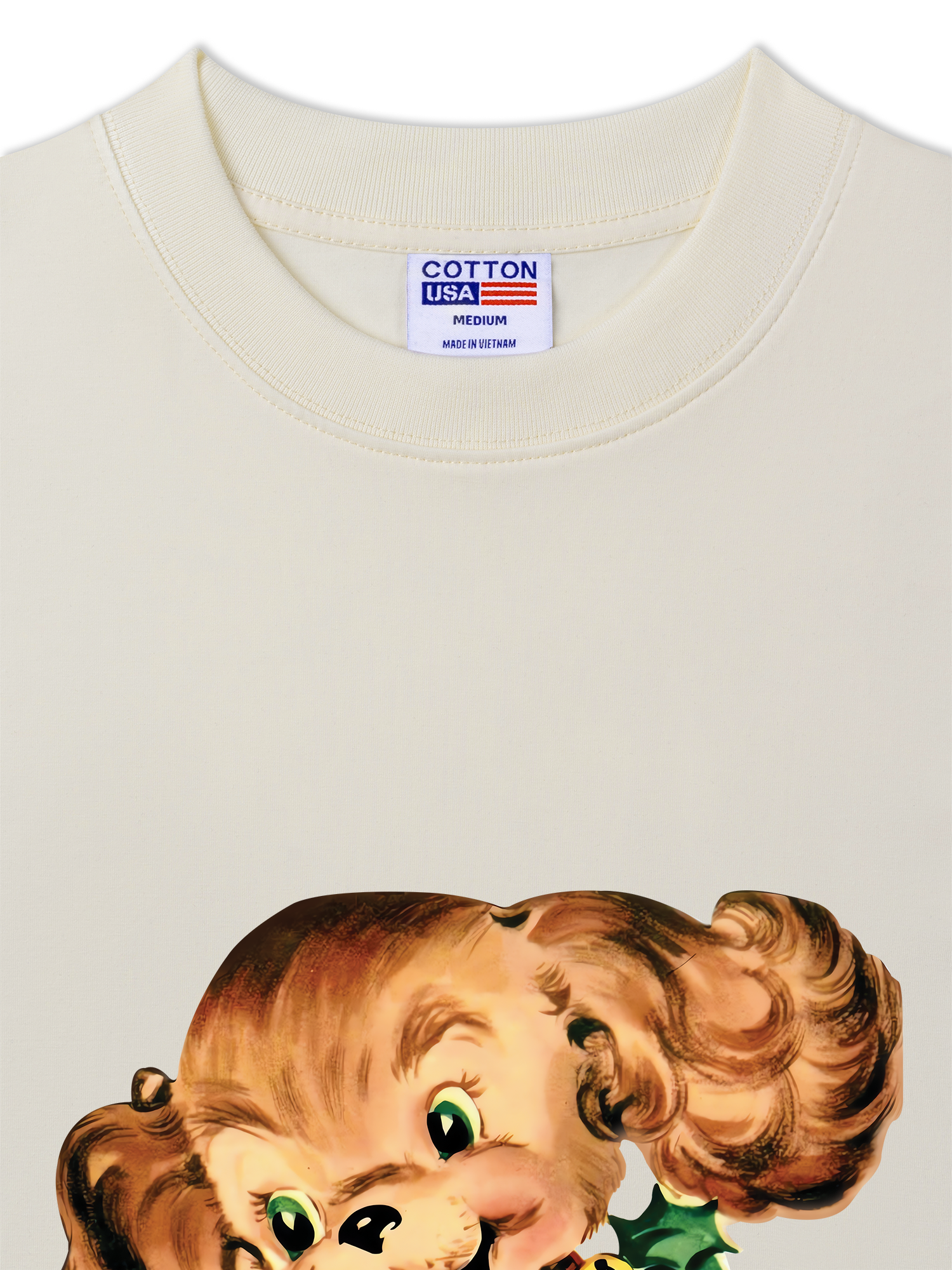 Áo Thun Relaxed Fit Soft Paw Brown Dog