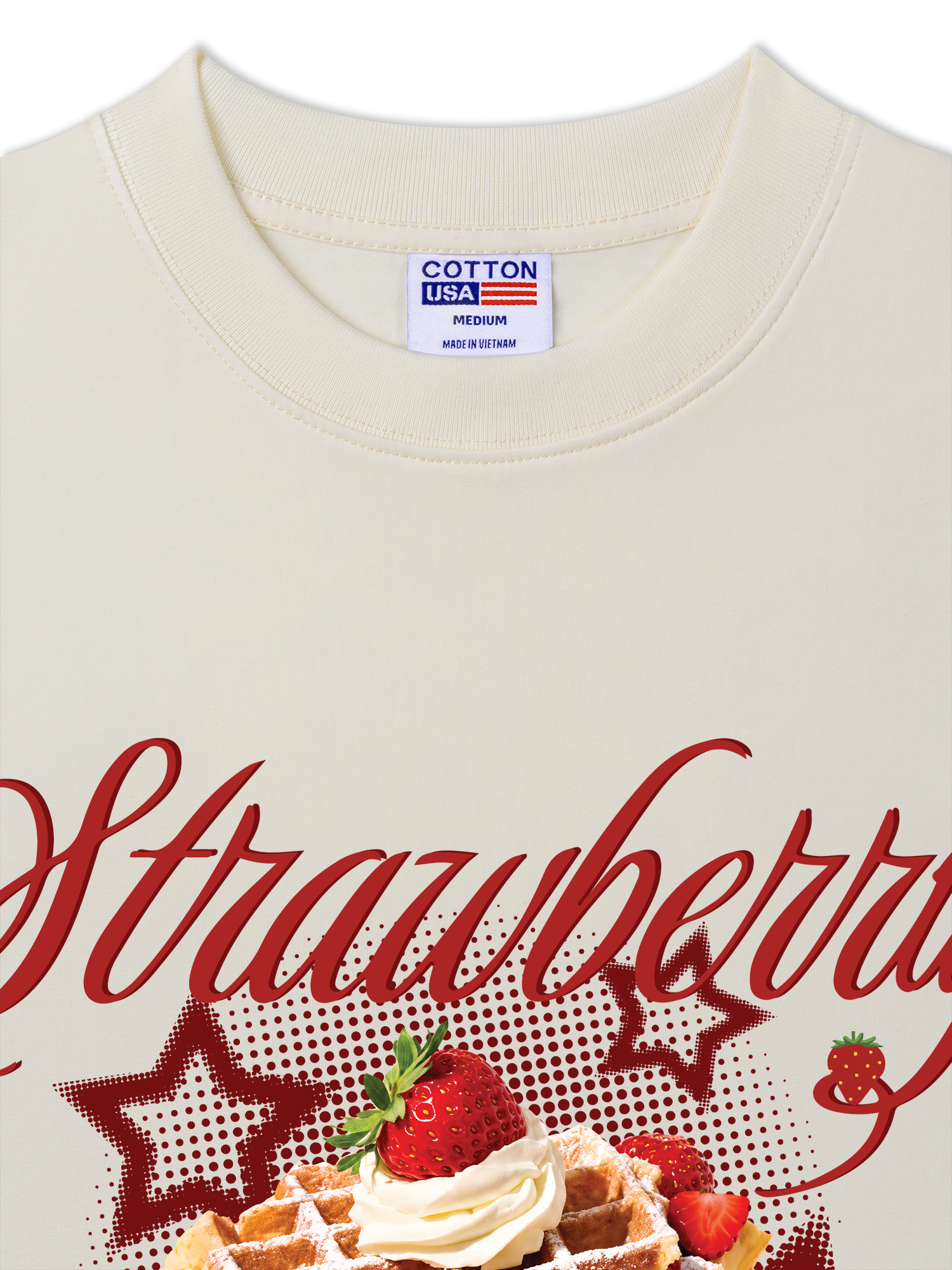 Áo Thun Relaxed Fit Strawberry With Star