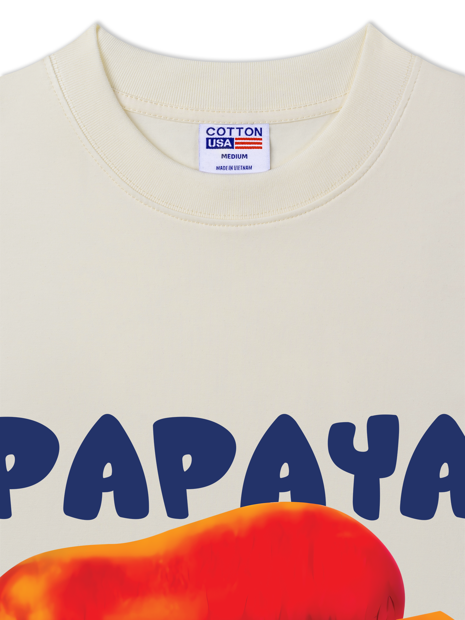 Áo Thun Relaxed Fit Papaya