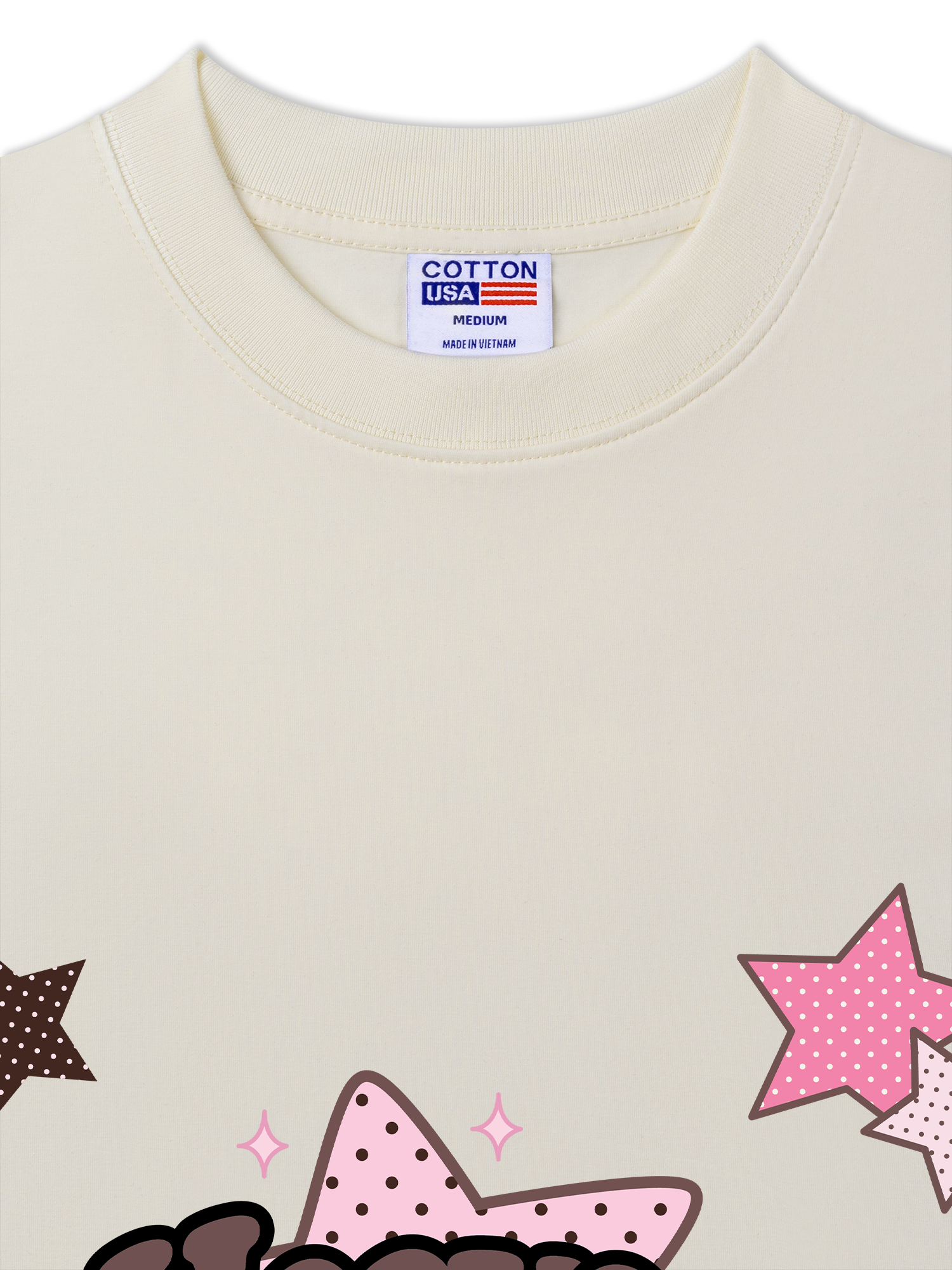 Áo Thun Relaxed Fit Dotty Mood Heaven Star Club