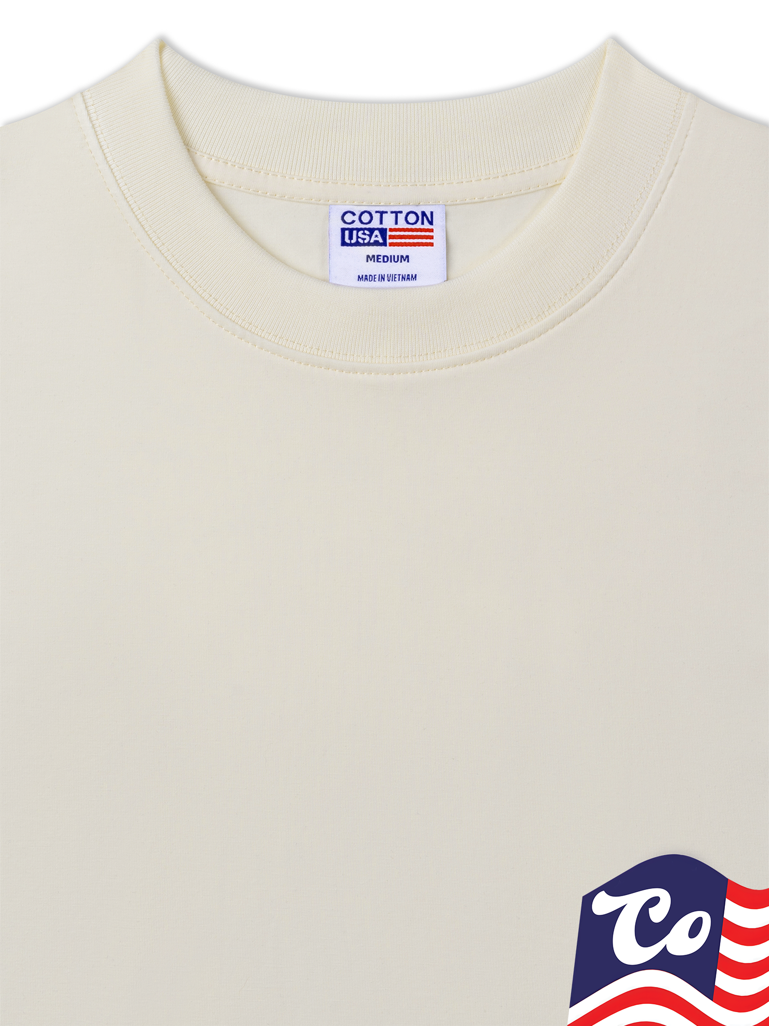 Áo Thun Relaxed Fit USA Cotton USA Flag