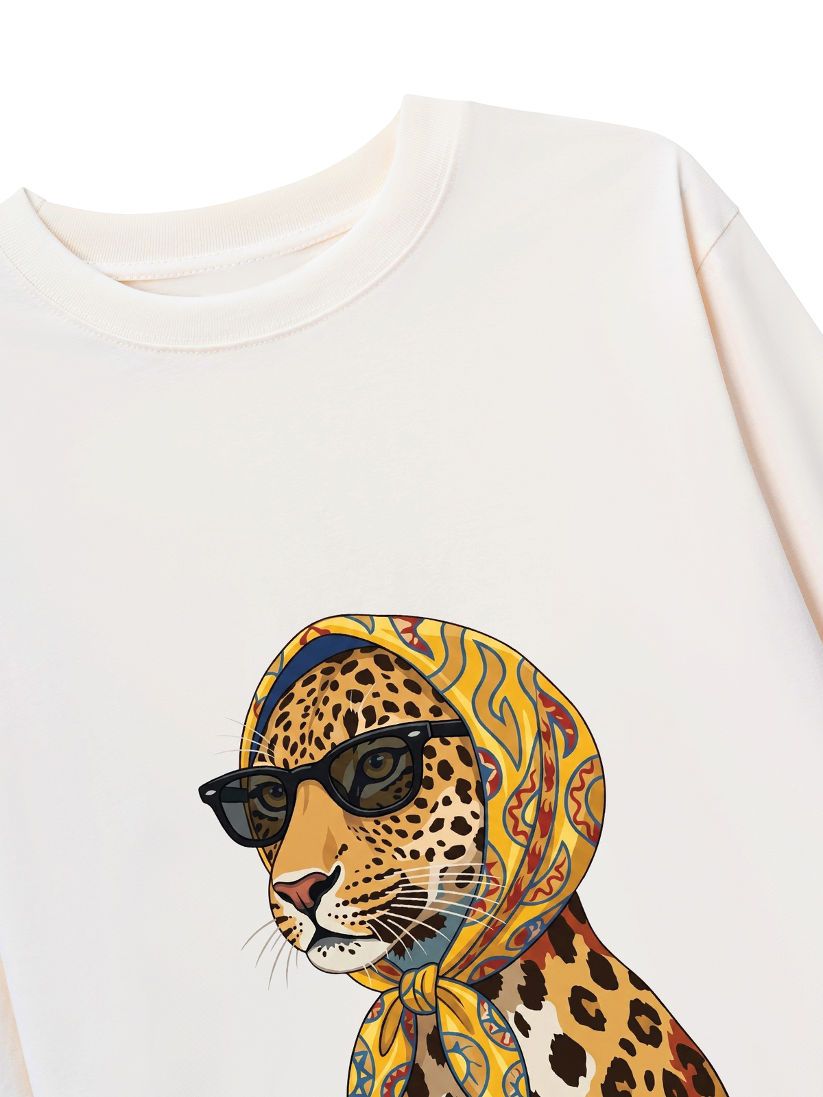 Áo Thun Dài Tay Urban Leopard Safari Chic