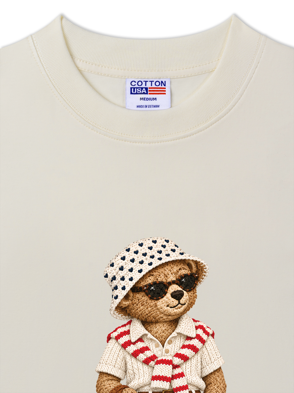 Áo Thun Relaxed Fit Bear Autumn Vibes