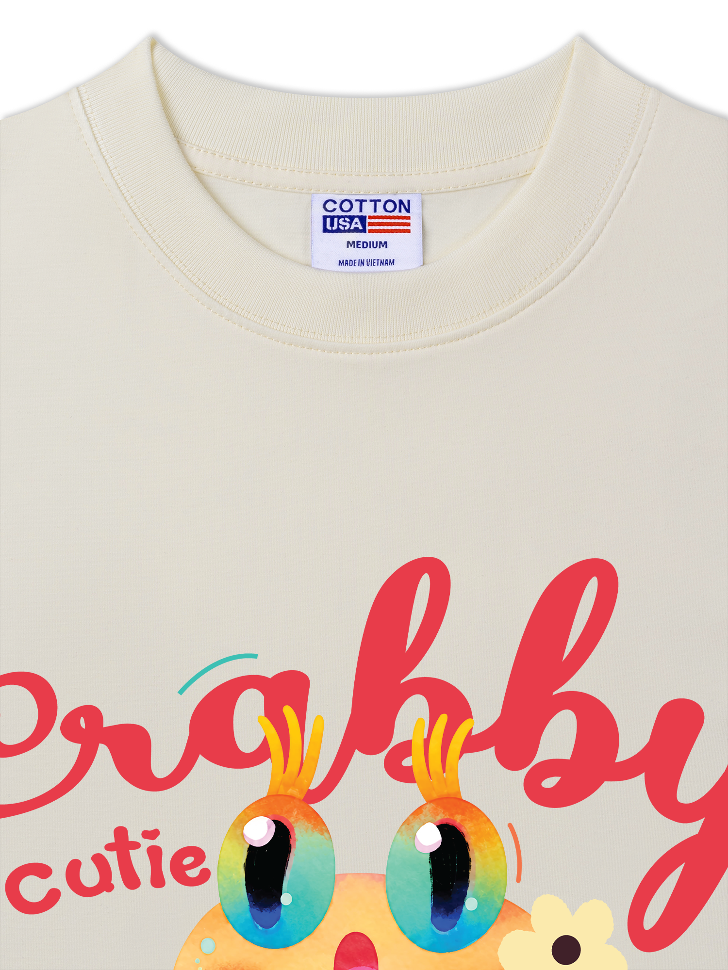 Áo Thun Relaxed Fit Tropical Crabby Cutie