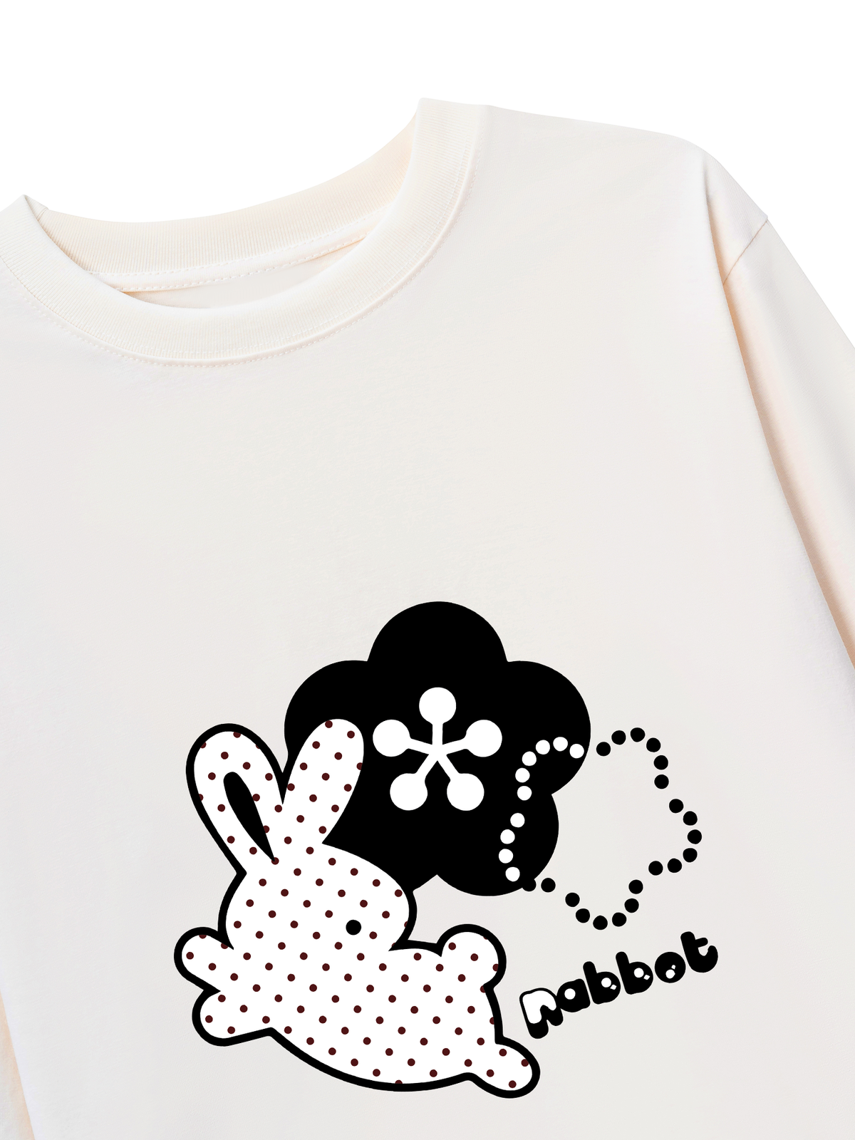 Áo Thun Dài Tay Dotty Mood Cute Bunny