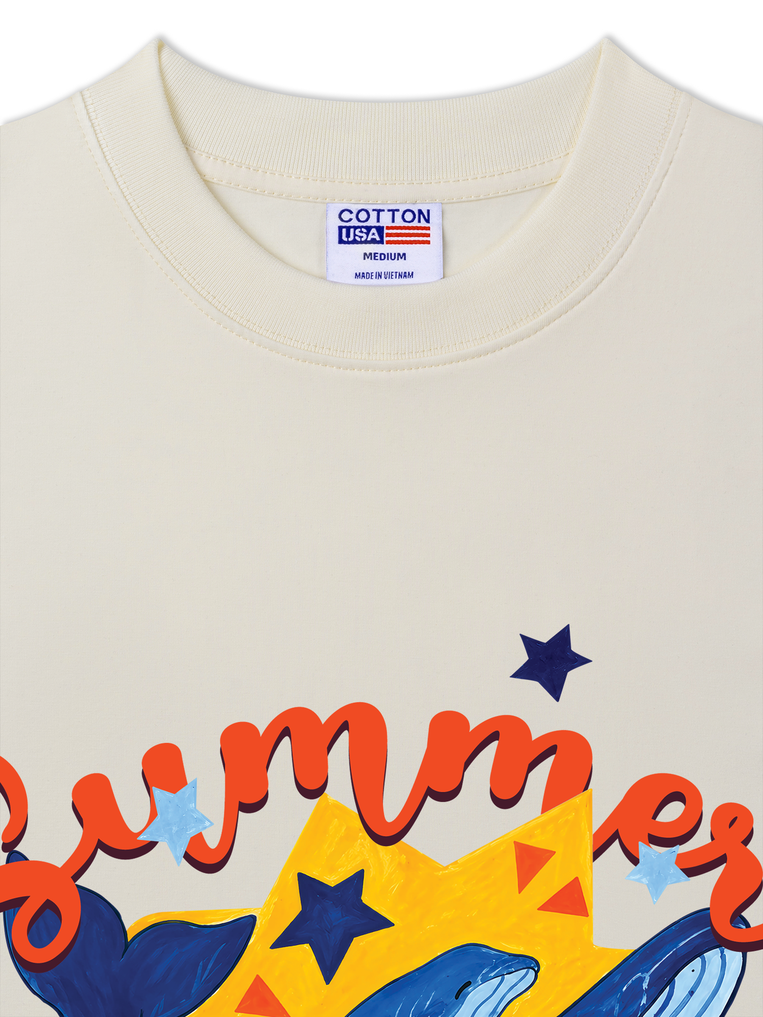 Áo Thun Relaxed Fit Tshirt Tropical Summer Vibes