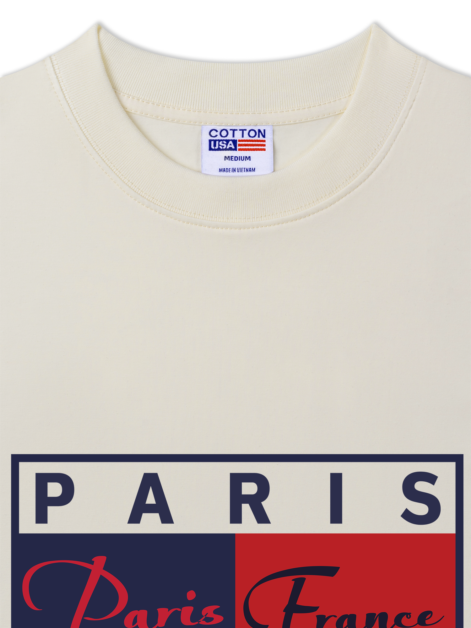 Áo Thun Relaxed Fit Basic Paris France