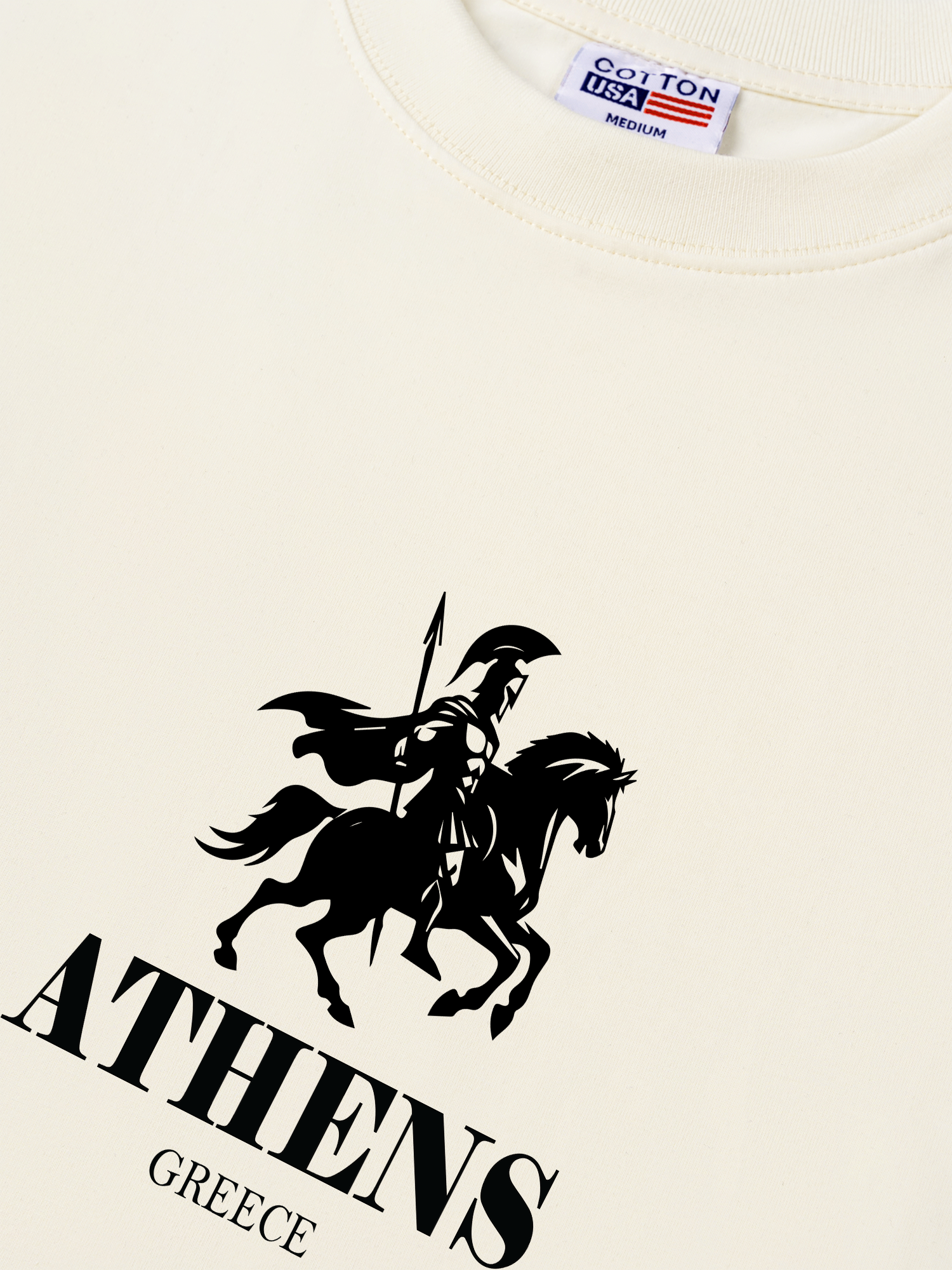 Áo Thun Relaxed Fit City Athens Greece