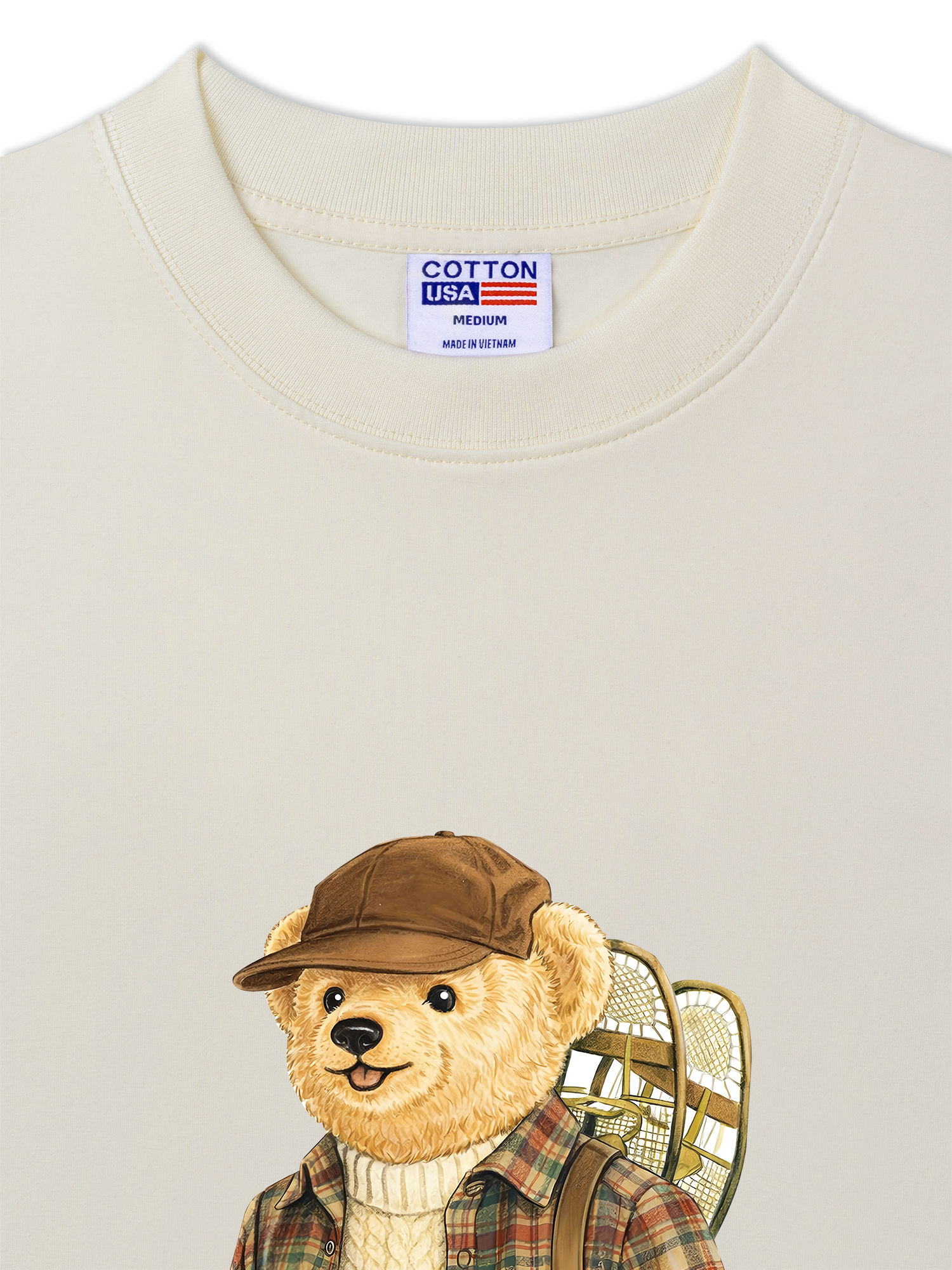 Áo Thun Relaxed Fit Travel Vloger Bear