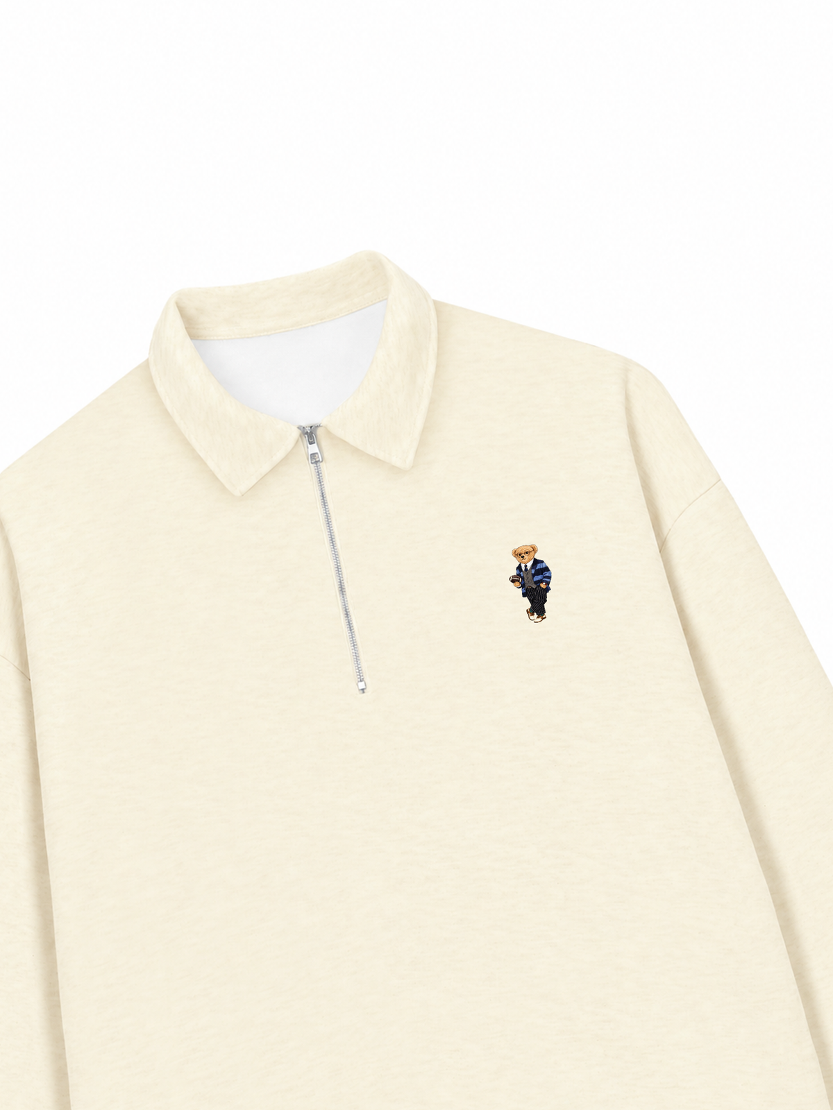 Áo Sweater Polo Nỉ Hai Da Smart Bear
