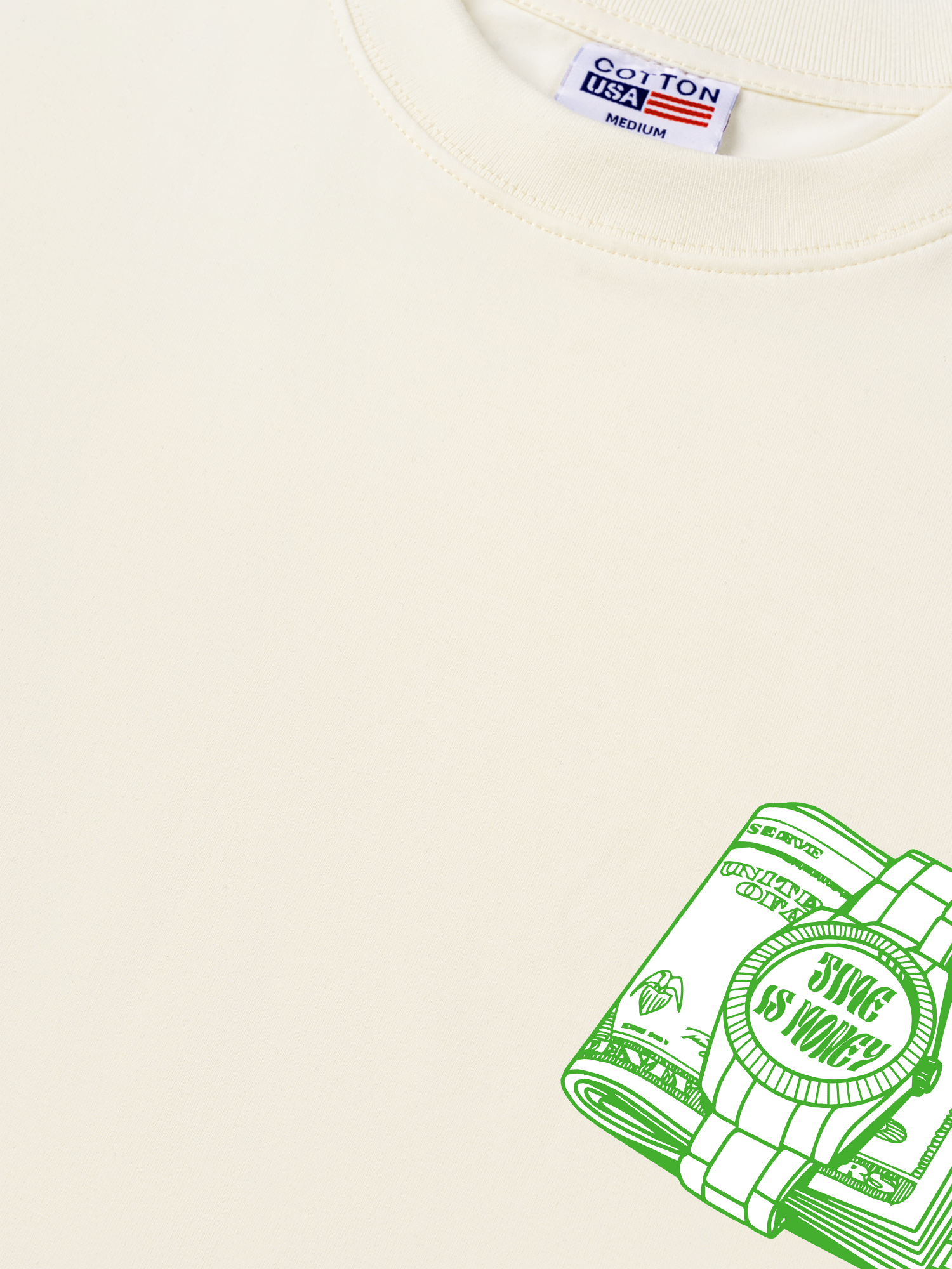 Áo Thun Relaxed Fit Money Is Time