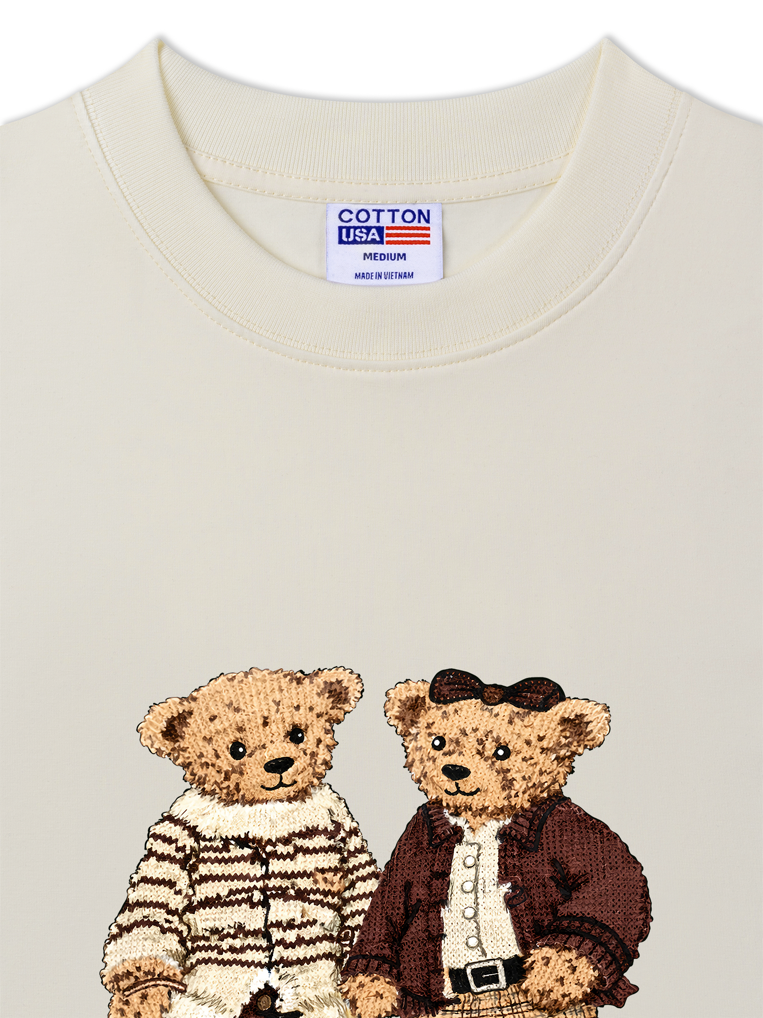 Áo Thun Relaxed Fit Couple Bear