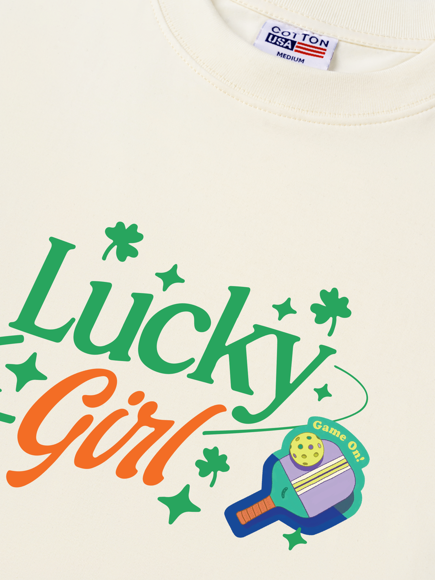 Áo Thun Relaxed Fit Pickleball Lucky Girl