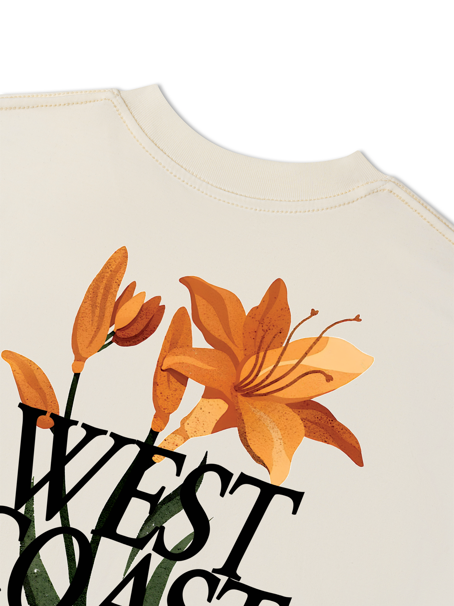 Áo Thun Relaxed Fit Floral West Coast Indigo