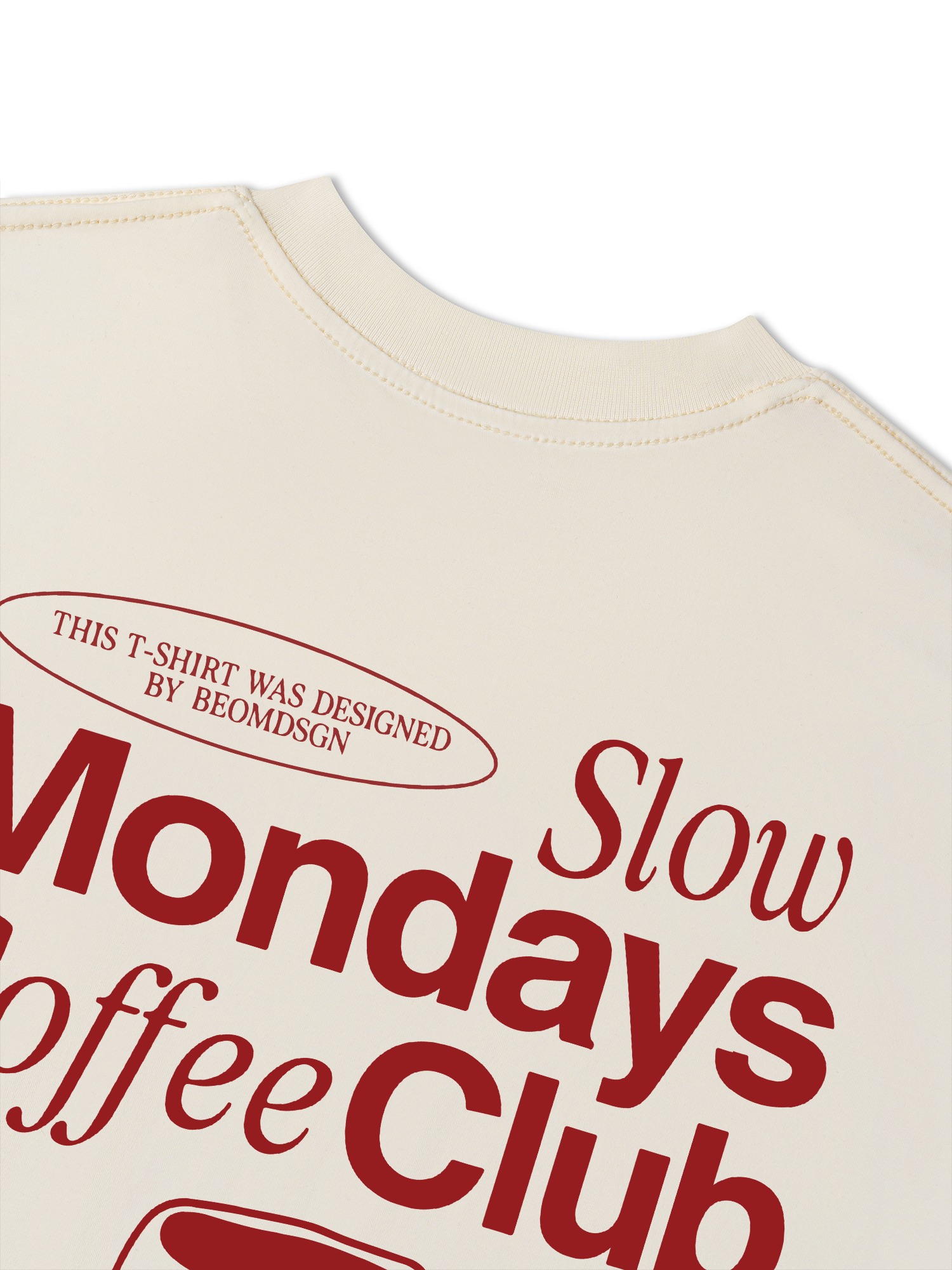 Áo Thun Relaxed Fit Slow Monday Coffee Club