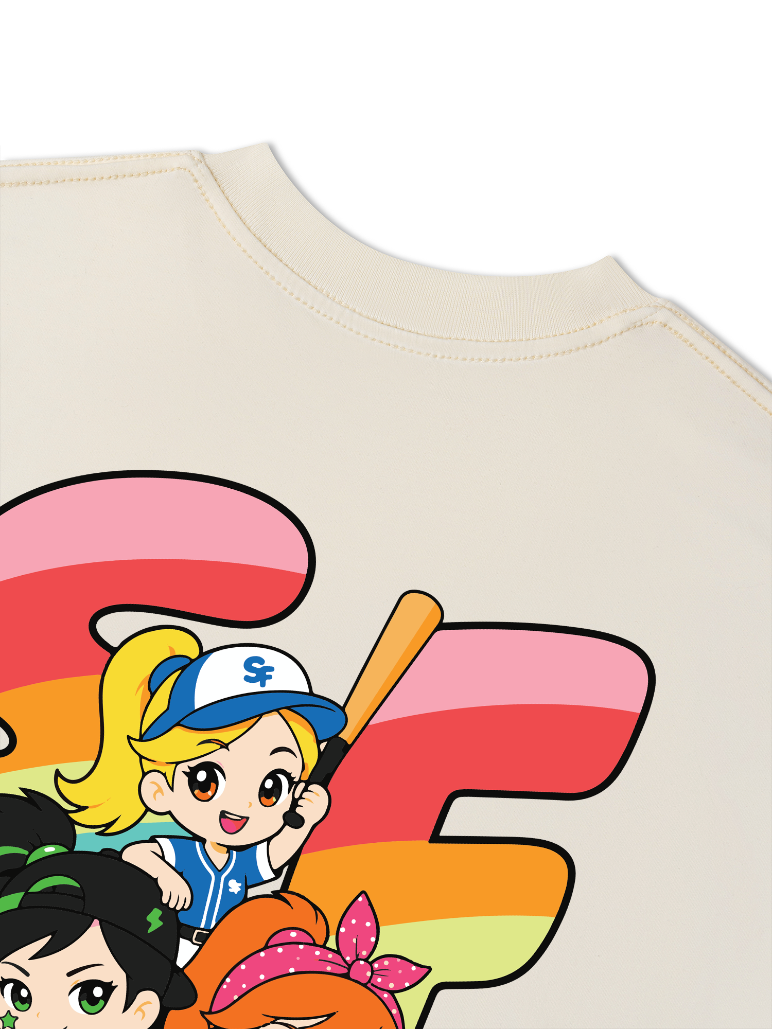 Áo Thun Relaxed Fit Baseball Dream Girls SF